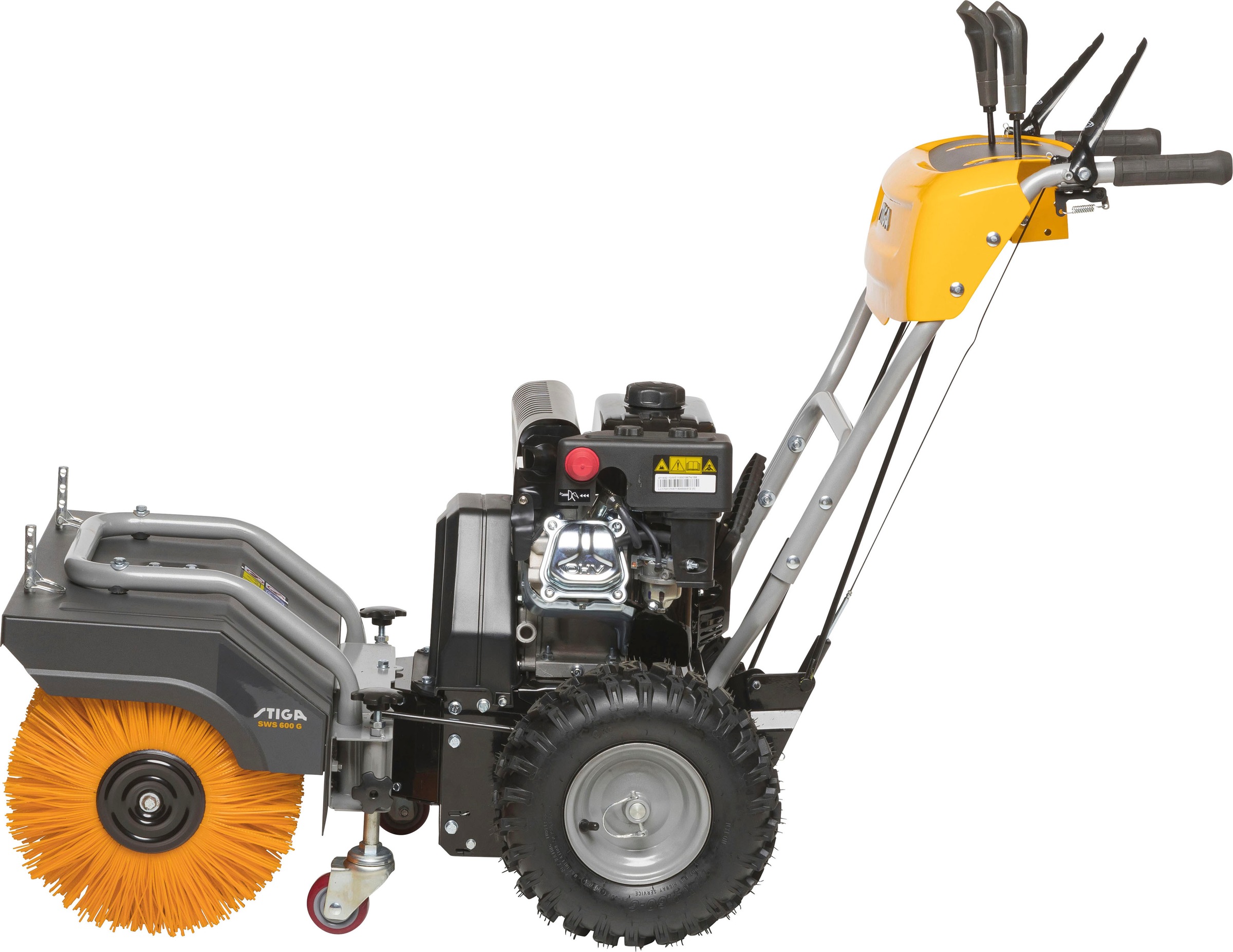 STIGA GARDEN Kehrmaschine »SWS 800 G«, Radantrieb, 6 Vorwärts- und 2 Rückwärtsgänge
