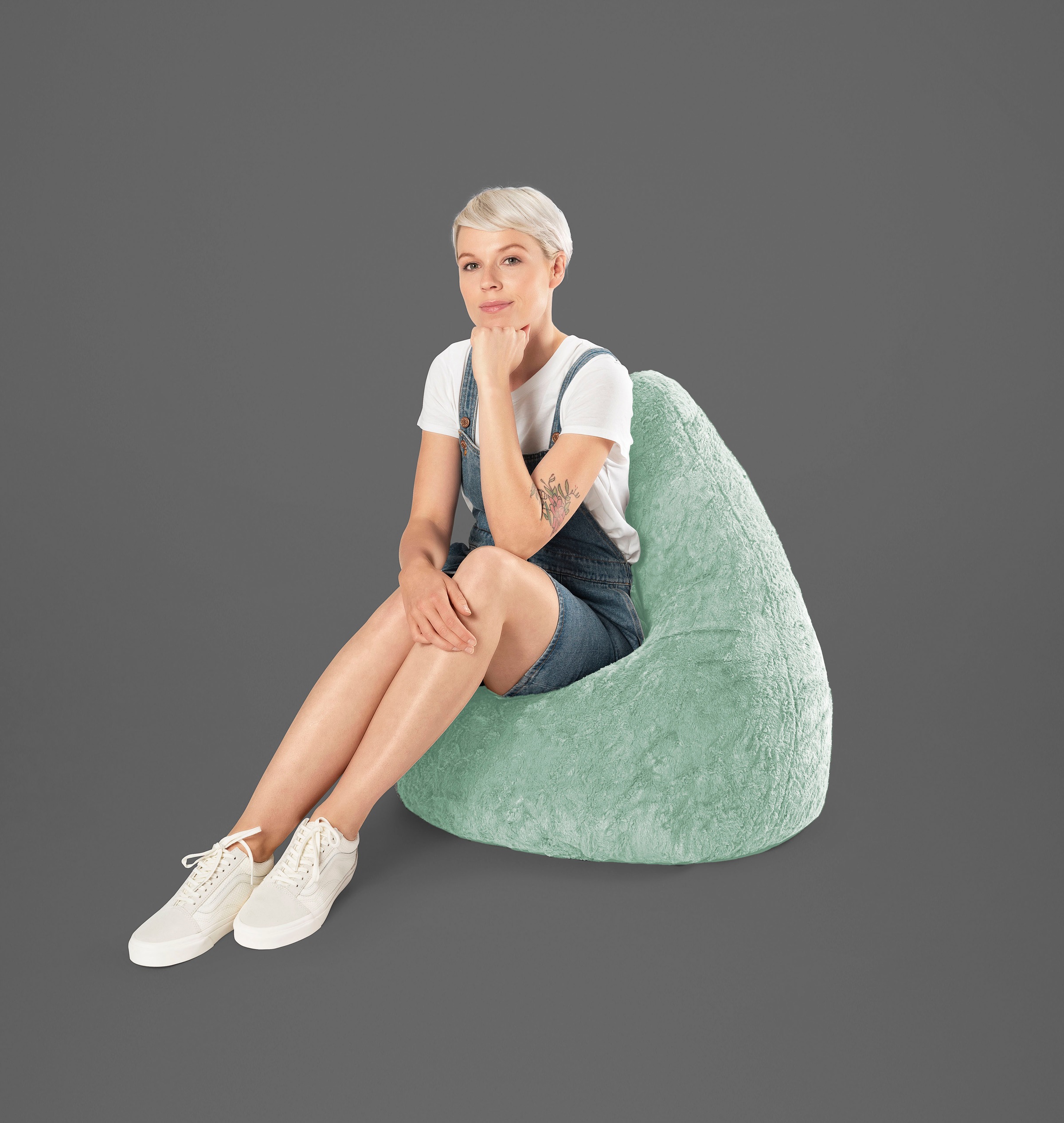 Magma Heimtex Sitzsack »BeanBag FLUFFY XL«, (1 St.)