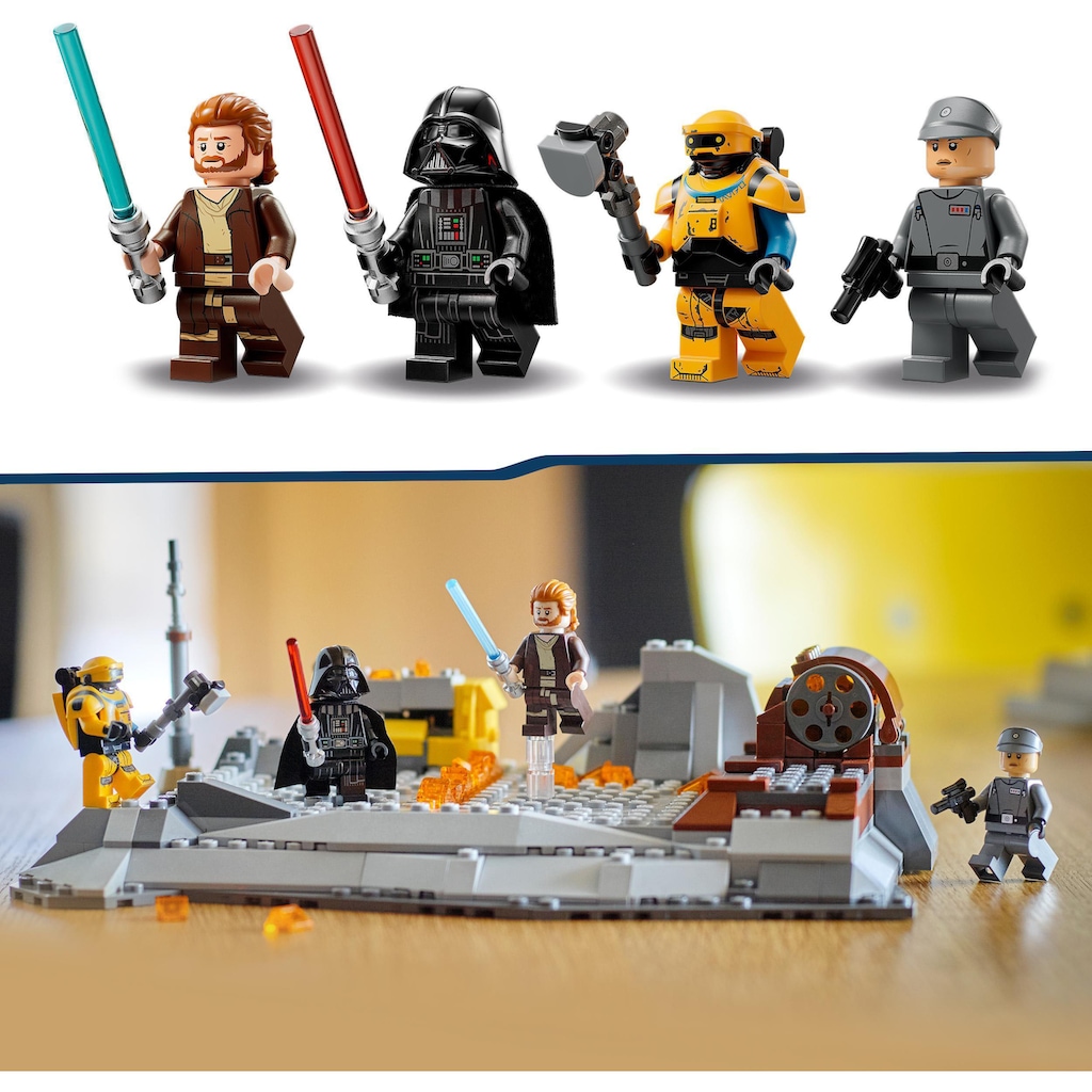 LEGO® Konstruktionsspielsteine »Obi-Wan Kenobi™ vs. Darth Vader™ (75334), LEGO® Star Wars™«, (408 St.)