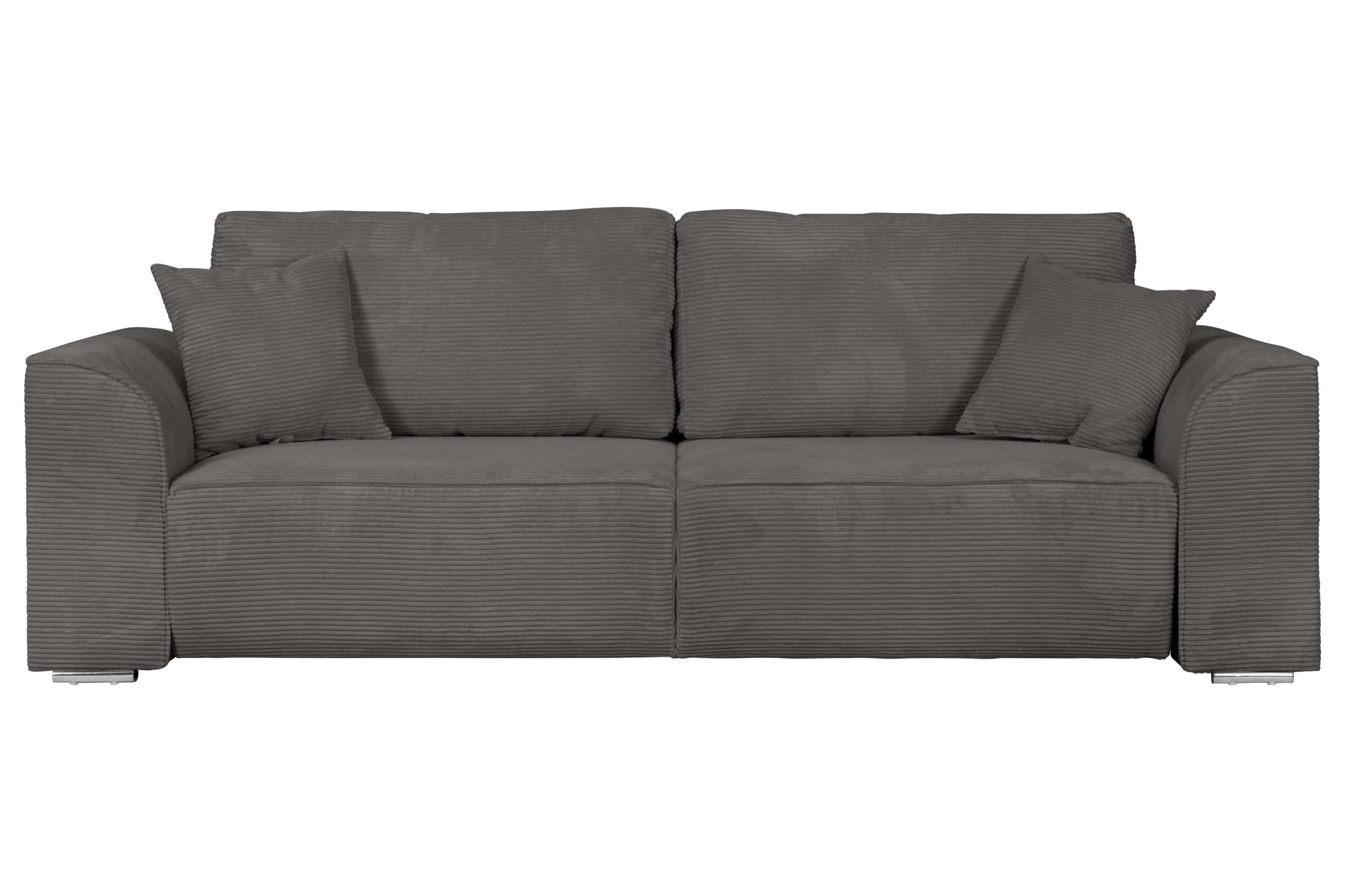 INOSIGN 3-Sitzer Beatrice Schlafsofa, wahlweise auch mit Bettfunktion und Bettkasten, incl. 2 Zierkissen