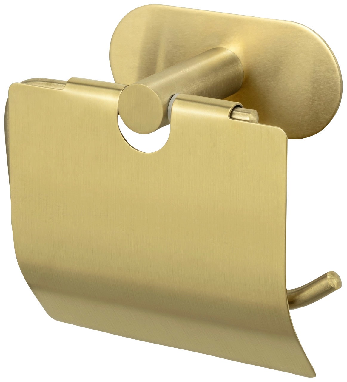WENKO Toilettenpapierhalter »Turbo-Loc®«, mit Deckel, Befestigen ohne Bohren