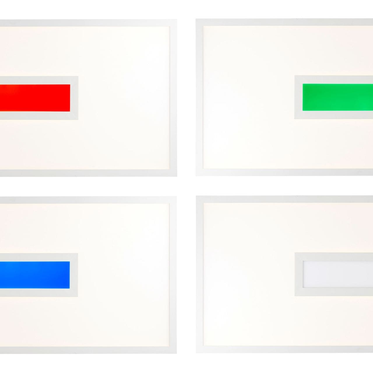 Brilliant LED Panel »Odella«, 1 flammig-flammig, 80 x 40 cm, dimmbar, CCT,  RGB, Fernbedienung, 3800 lm, Metall, weiß online bestellen | Panels