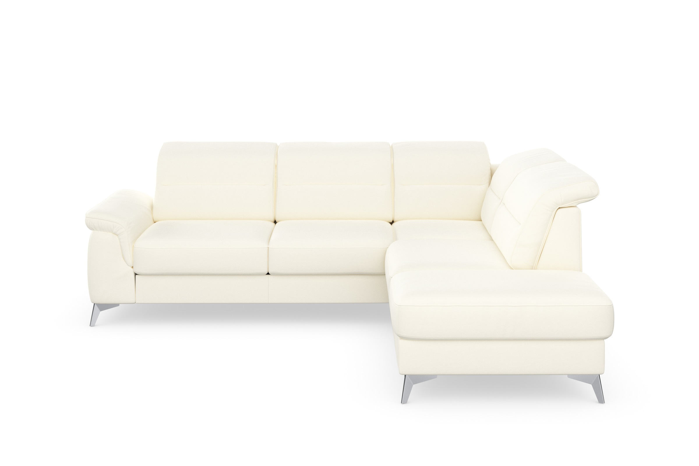 sit&more Ecksofa »Sinatra L-Form«, mit Ottomane, optional mit Kopfteilverstellung und Armteilfunktion