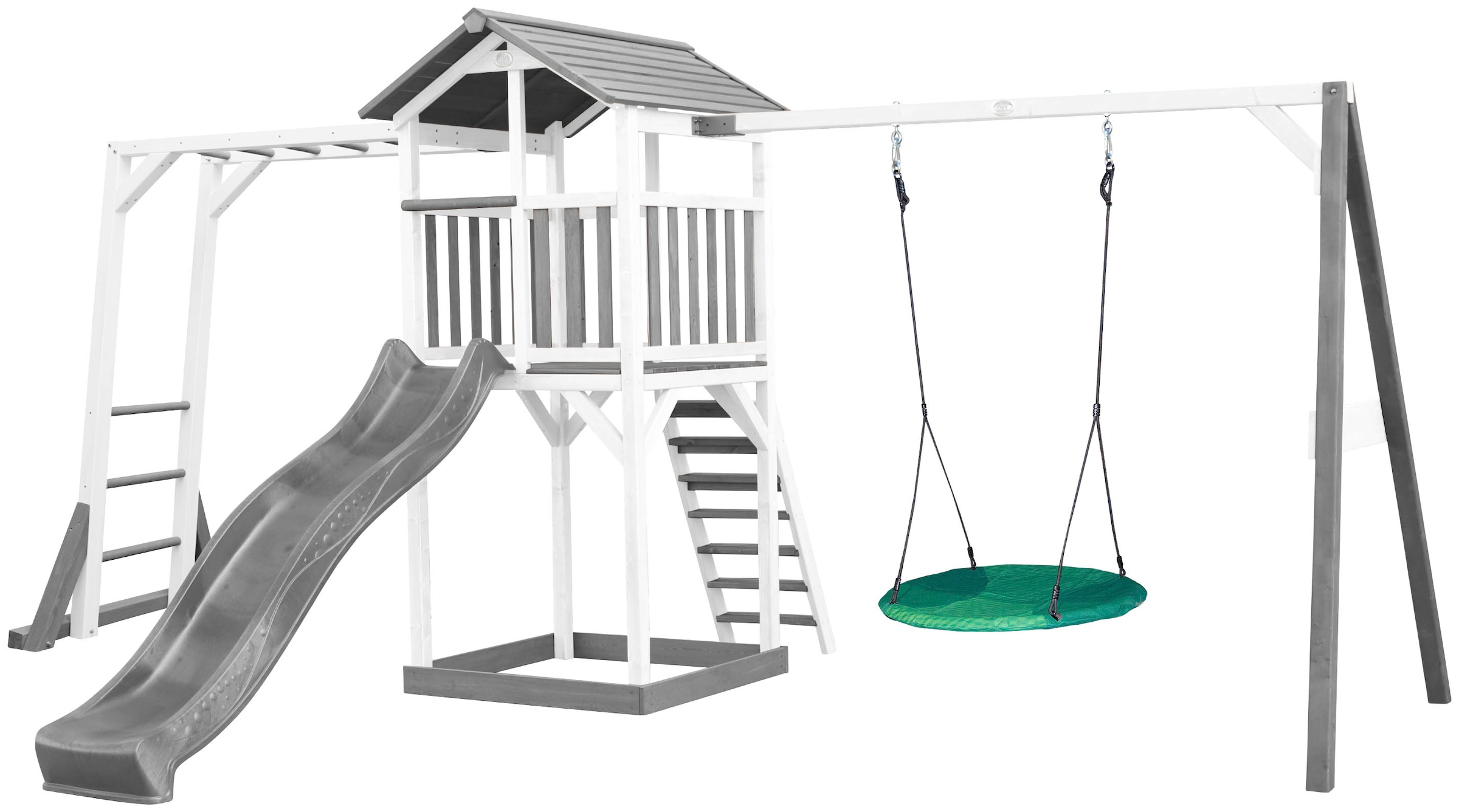 AXI Spielturm »Beach Tower«, mit Klettergerüst, Summer Nestschaukel und Rutsche
