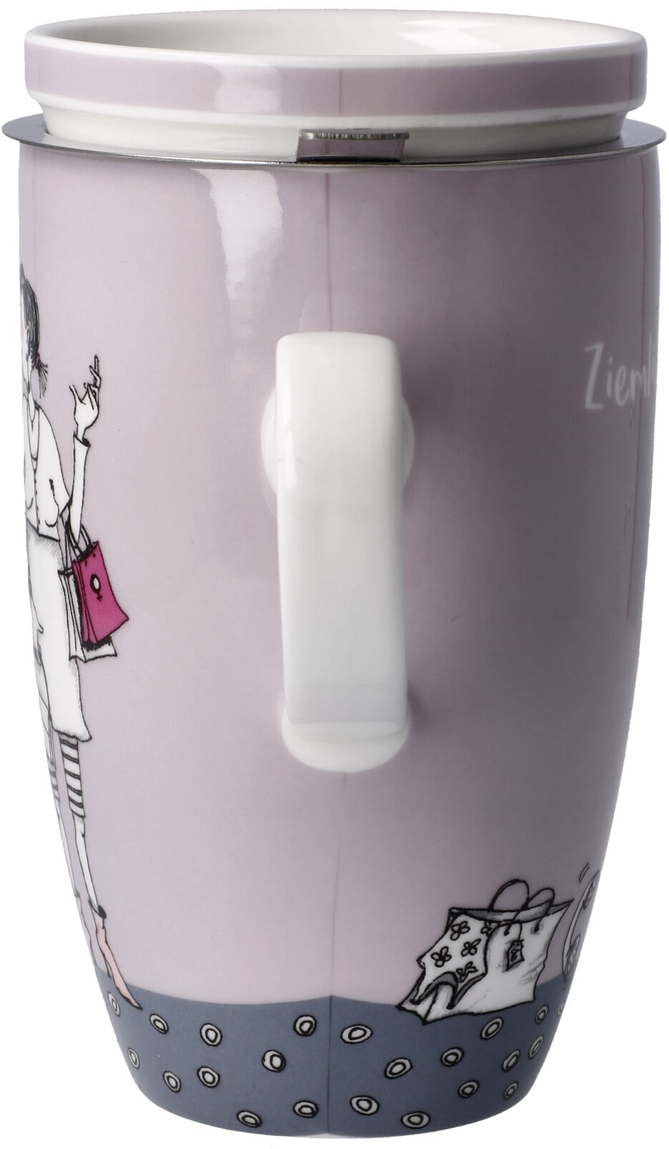 Goebel Tasse »Barbara Freundlieb«, Teetasse mit Deckel/Sieb, Barbara Freundlieb - Ziemlich b. Freundinnen