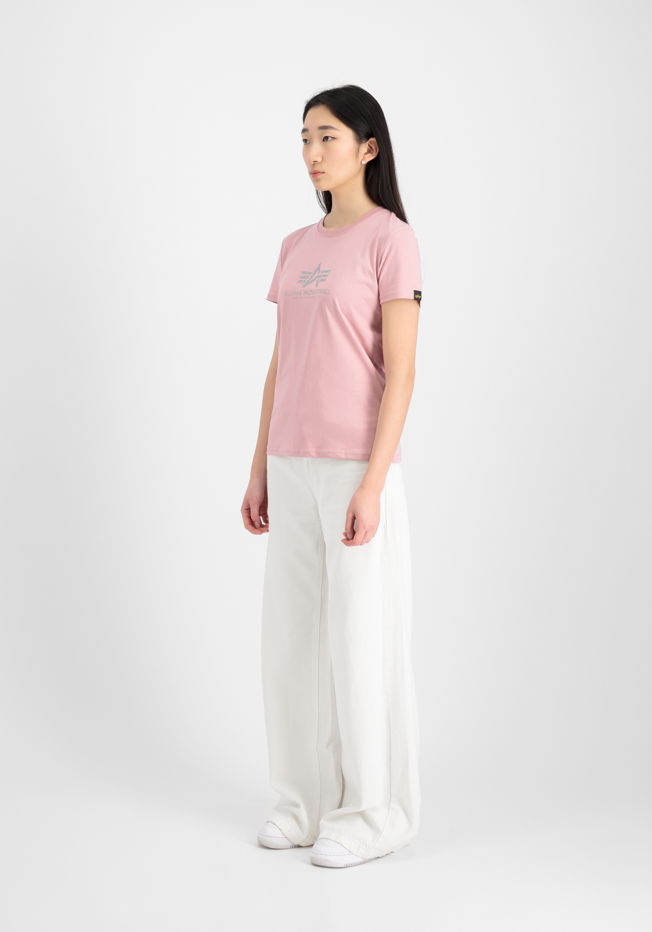 Alpha Industries T-Shirt »Alpha Industries Women - T-Shirts New Basic T Glitter Women«