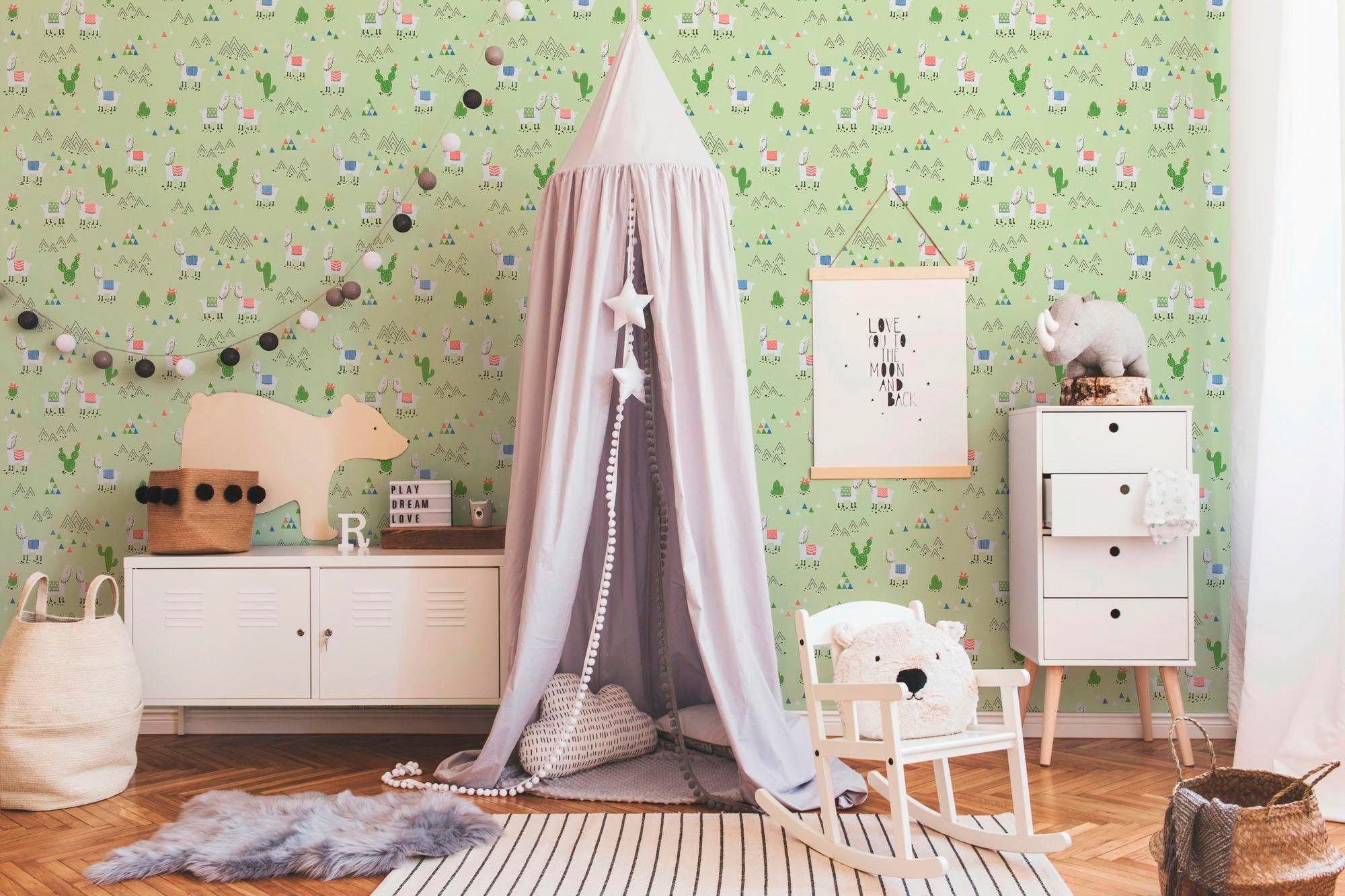 living walls Vliestapete »Boys & Girls«, Motiv-abstrakt-naturalistisch, Kindertapete Tapeten Wohnzimmer Schlafzimmer Küche modern Design Optik