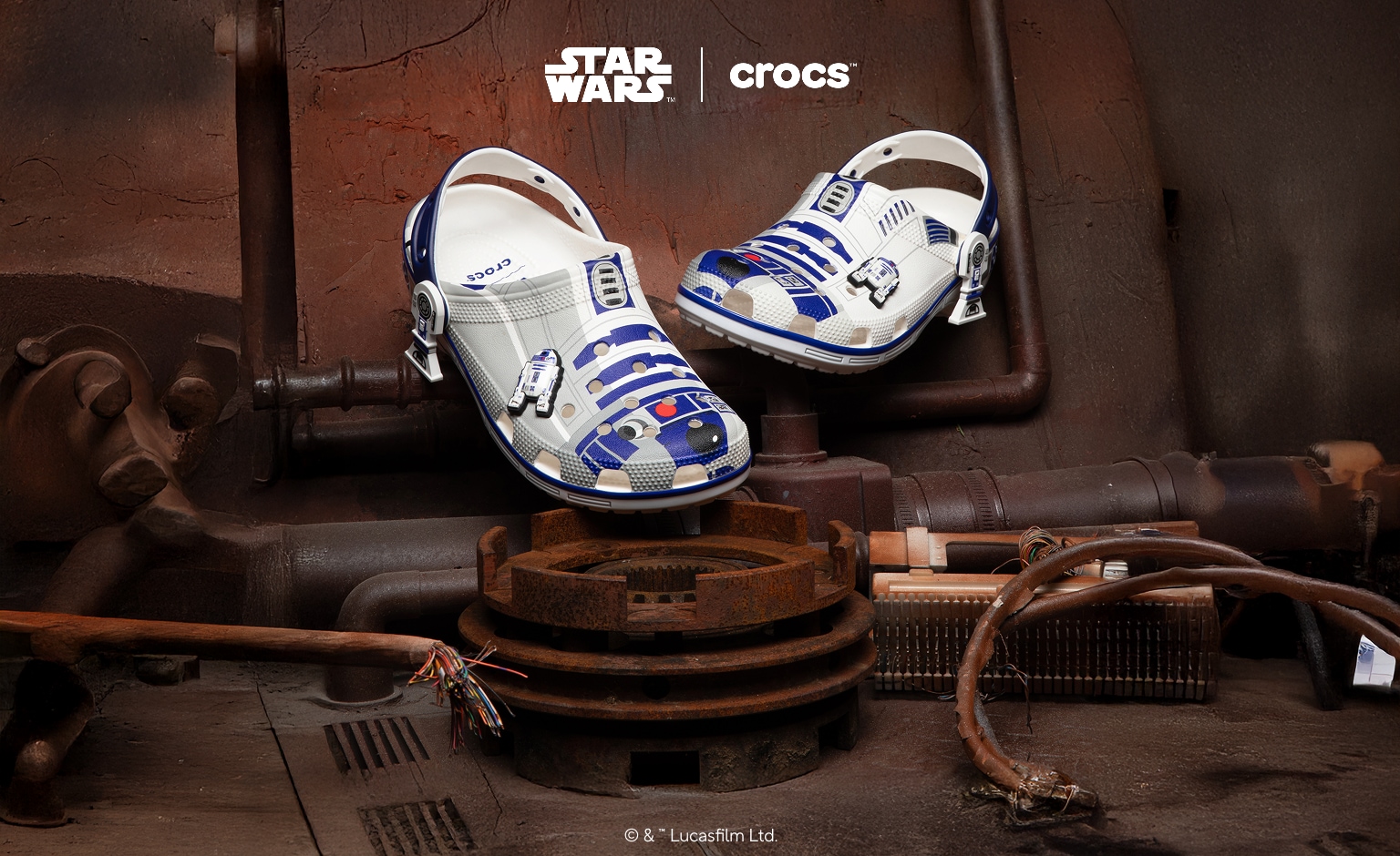 Crocs Clog »Star Wars R2D2 Cls Clog K«  Fan Geschenk, Hausschuh mit coolem Motiv
