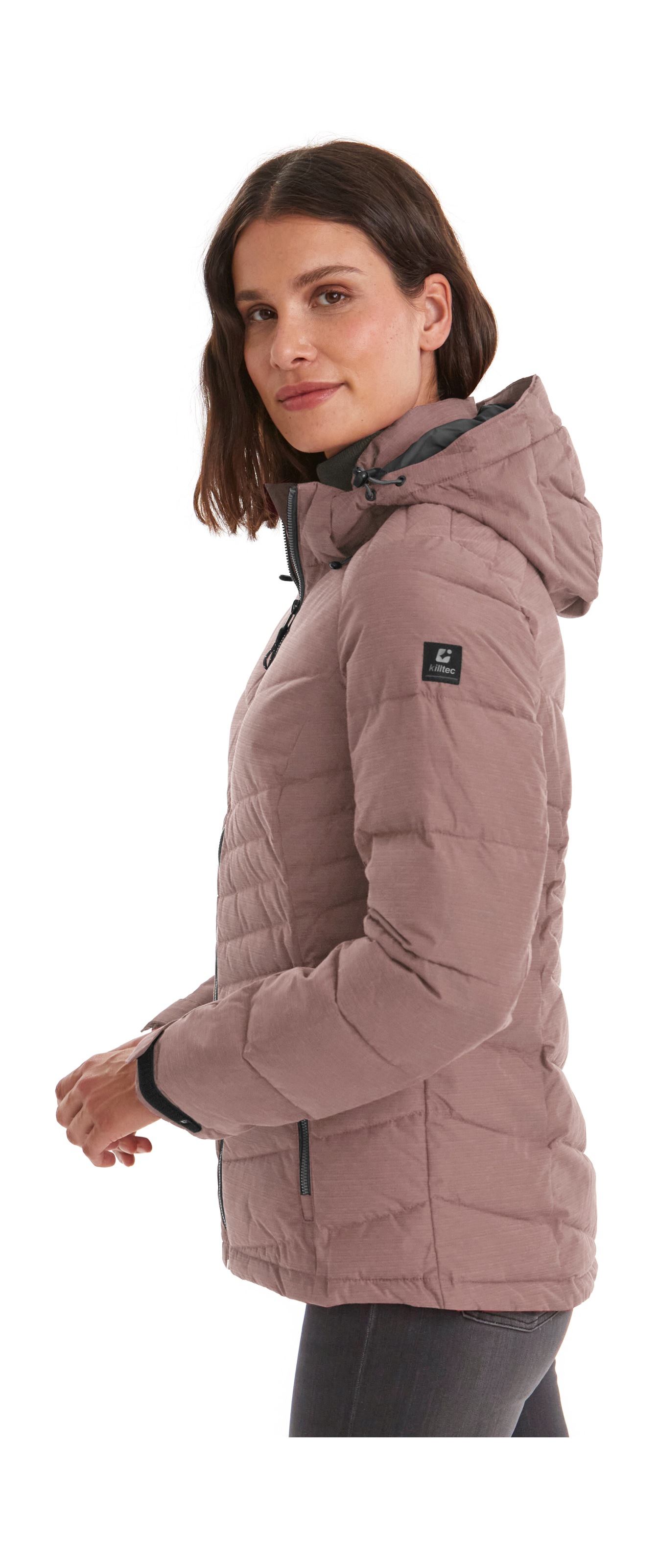 Killtec Steppjacke »KOW 149 WMN QLTD JCKT«, Wasser- und windabweisend, atmungsaktiv, abnehmbare Kapuze