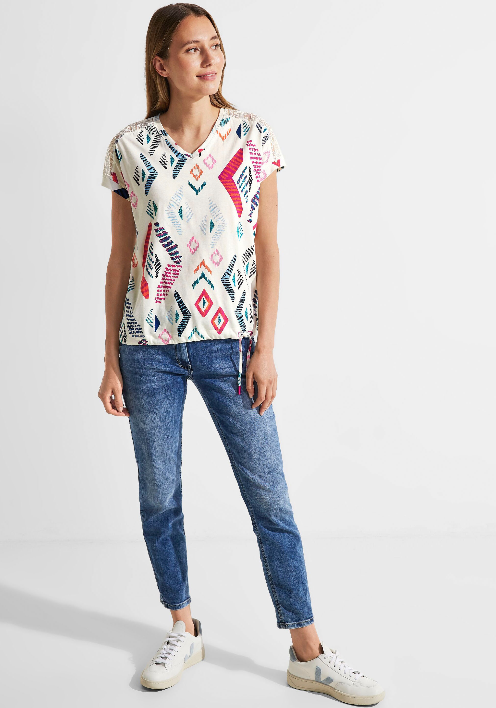 Cecil T-Shirt, mit überschnittenen Schultern online bestellen