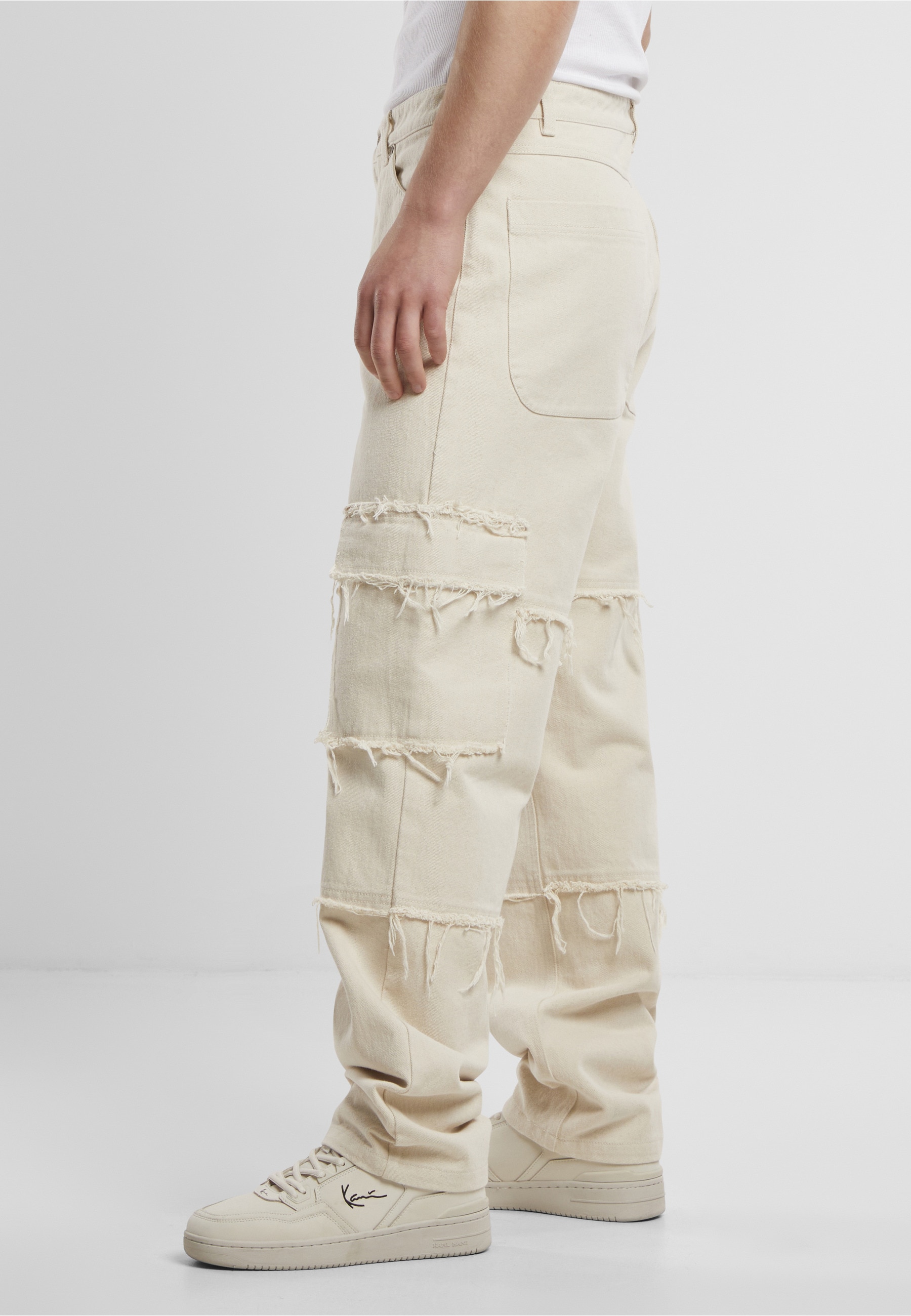 Karl Kani Cargojeans »Karl Kani Og Fringed Baggy Cargo Pants«