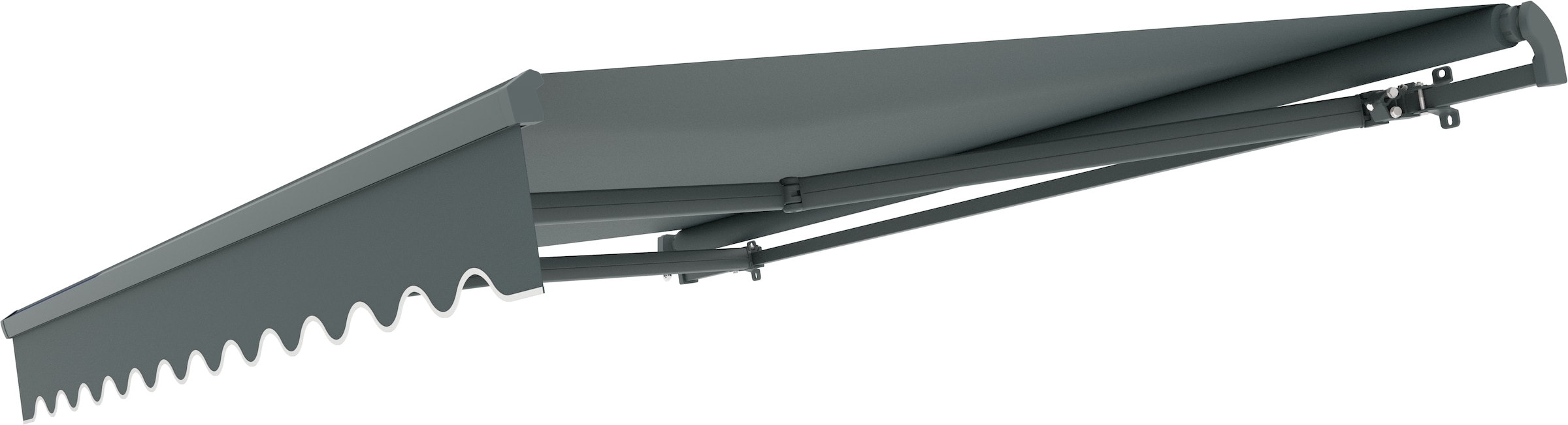KONIFERA Gelenkarmmarkise »mit LED-Beleuchtung, Ausfall: 200 cm, in verschiedenen Breiten«, wasserabweisendes, UV-beständiges, strapazierfähiges Polyester