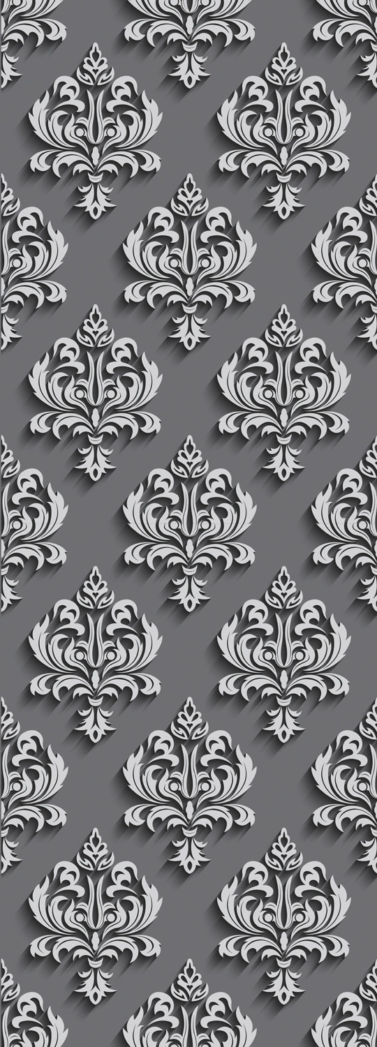 queence Vinyltapete »Fleur de lis«, bedruckt-Barock-Antikoptik-Kunst, 90x25 günstig online kaufen