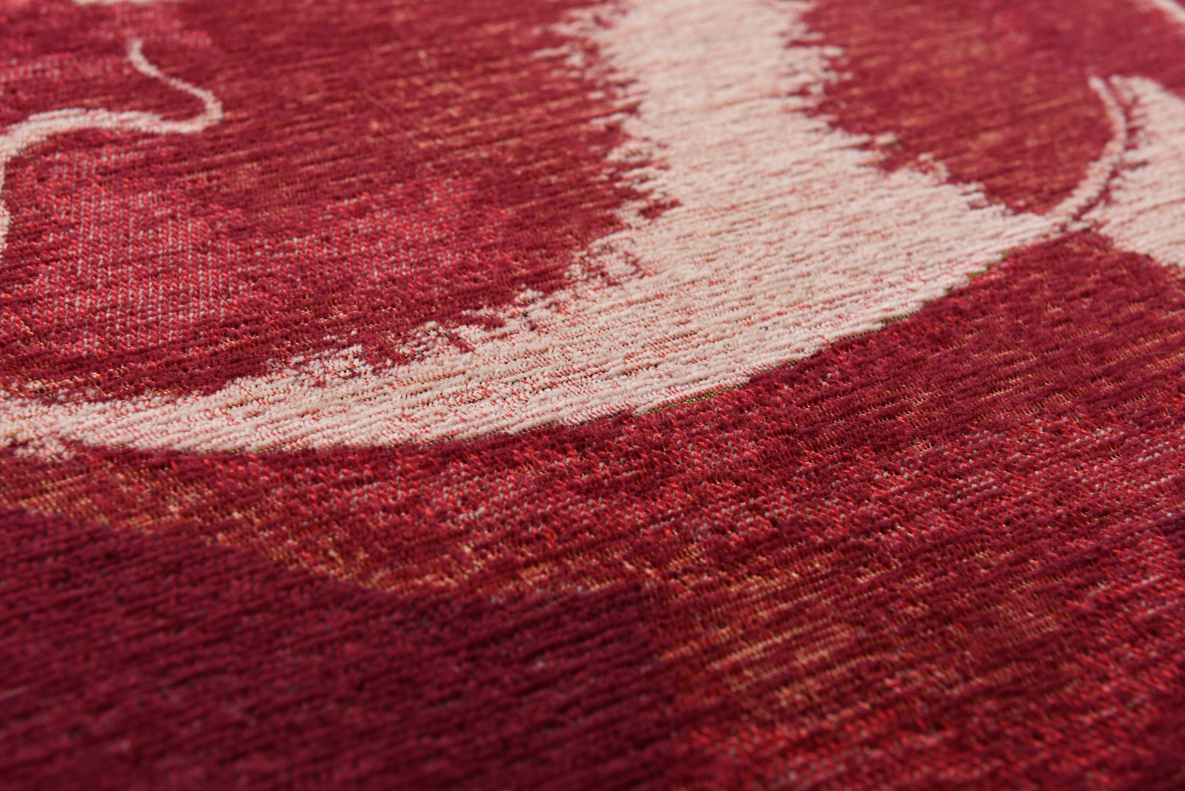 THEKO Teppich »Flomi Rose«, rechteckig, 4 mm Höhe, Flachgewebe, ideal im Wohnzimmer & Schlafzimmer