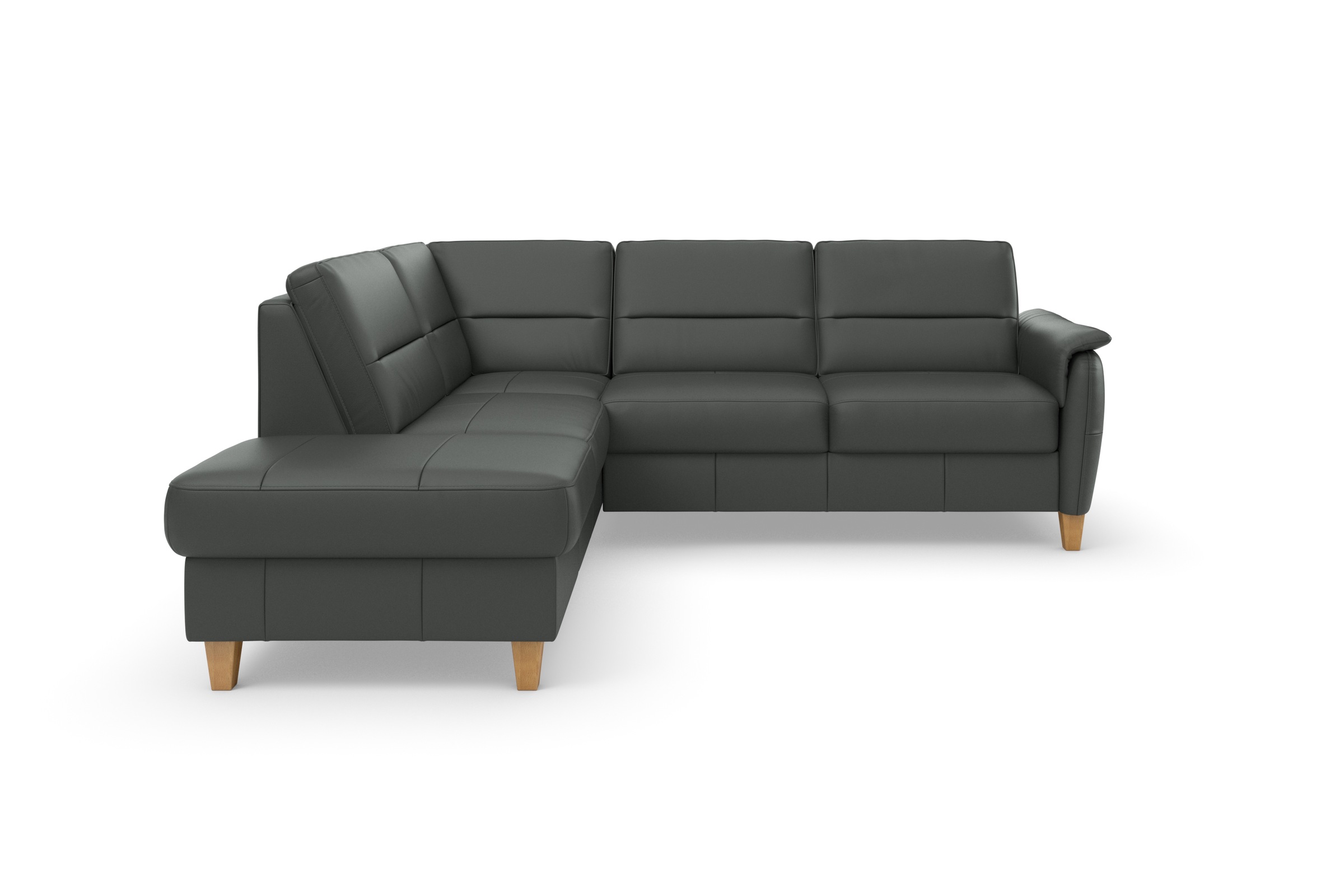 Home affaire Ecksofa »Palmera L-Form, B: 236 cm« optional Bettfunktion & Be günstig online kaufen