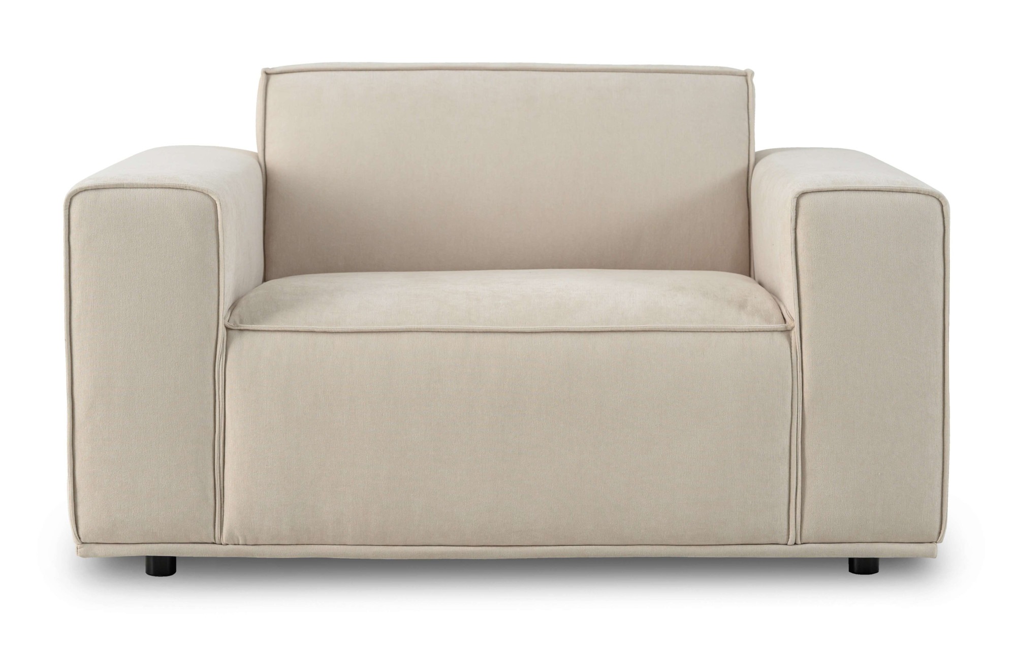 Home affaire Loveseat »Avelin, 1.5 Sitzer, 140 cm, Chenille, Struktur-Boucl günstig online kaufen