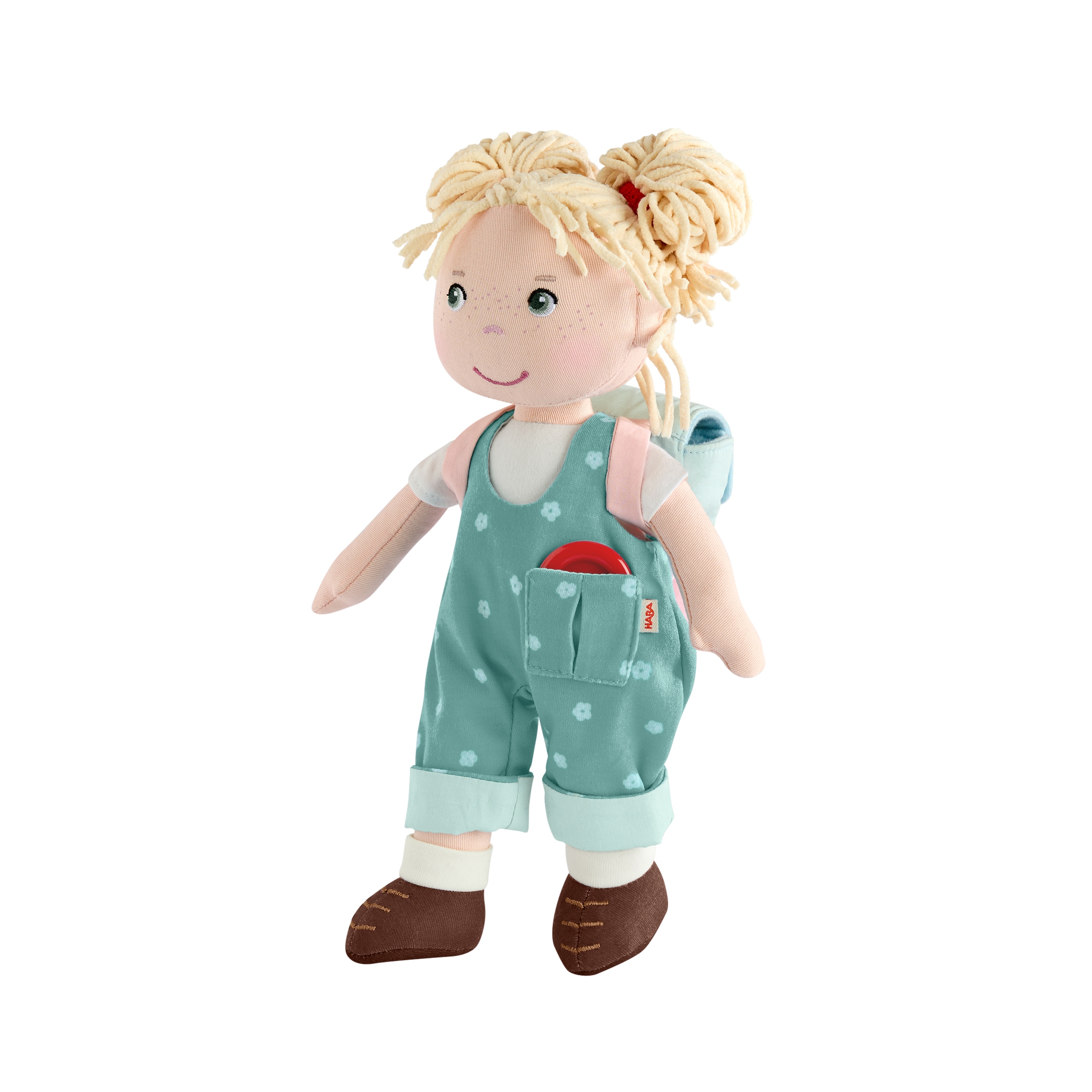 Haba Stoffpuppe »Tilli« inspiriert vom Kinderbuch "Mein Knopf, ein Universum" von Carmen Kroll