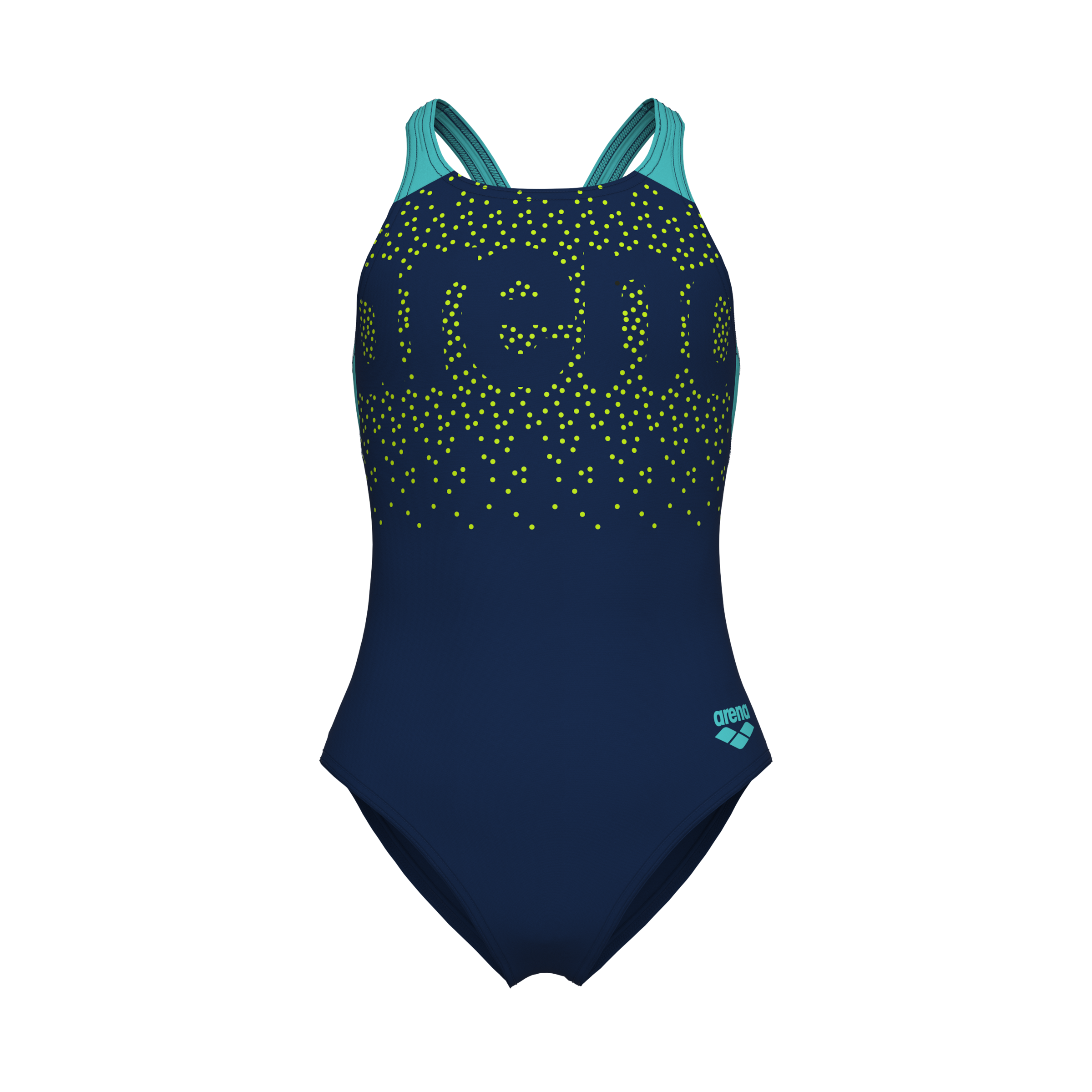 Arena Badeanzug »G ARENA PAINTERLY SWIMSUIT V BACK« mit UV-Schutz UPF50+, aus MaxFit Eco Material, in Stretchmaterial
