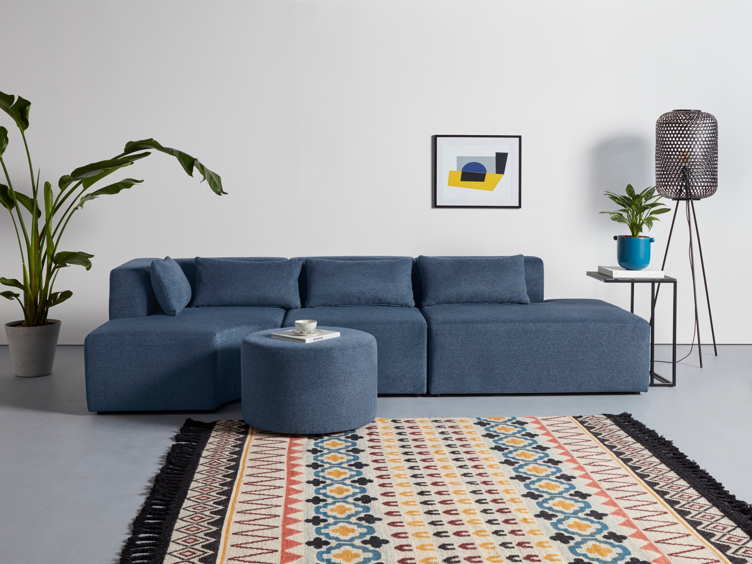 Leonique Ecksofa »Alexane L-Form«, zusammengesetzt aus Modulen, in vielen B günstig online kaufen