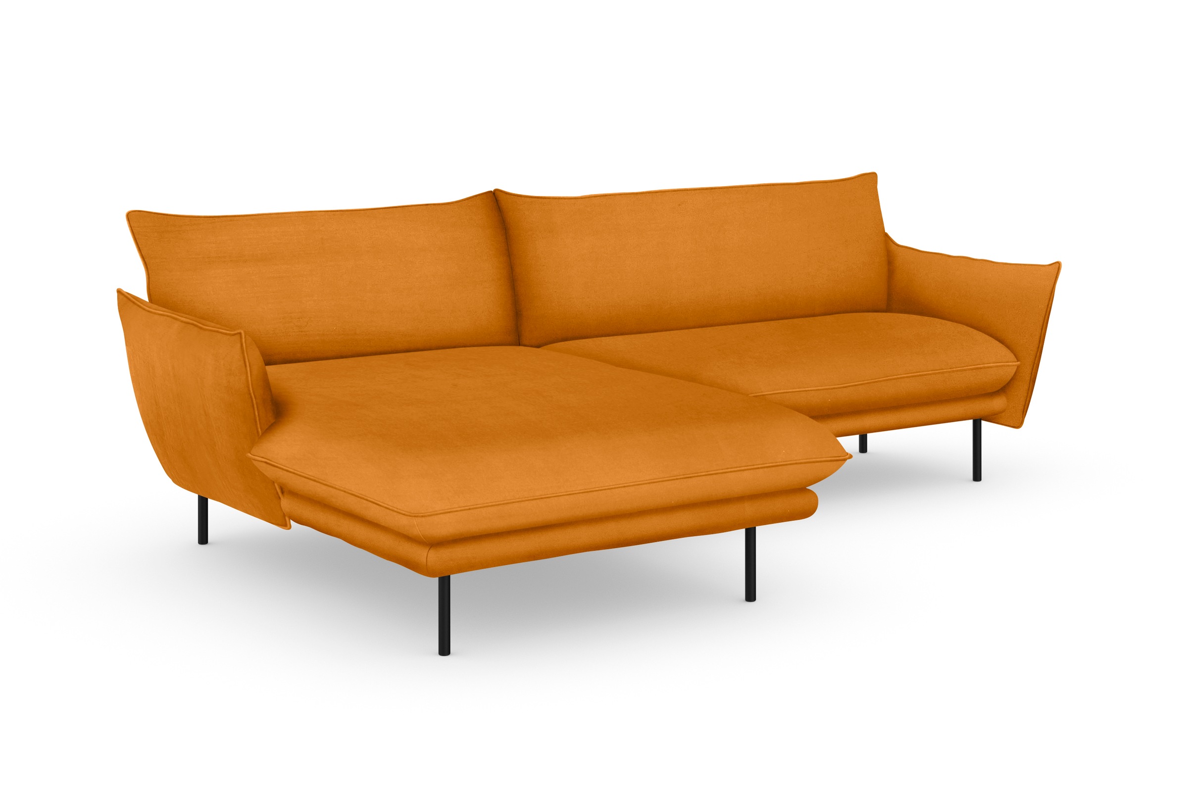 andas Ecksofa »Stine L-Form«, Besonderes Design durch Kissenoptik und Keder, by Morten Georgsen