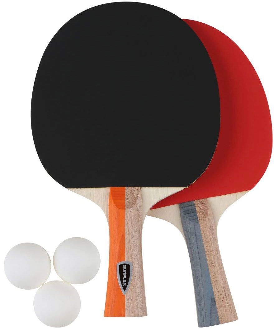 Sunflex Tischtennisschläger »Tischtennis Set Pong, Freizeit Bat Racket«