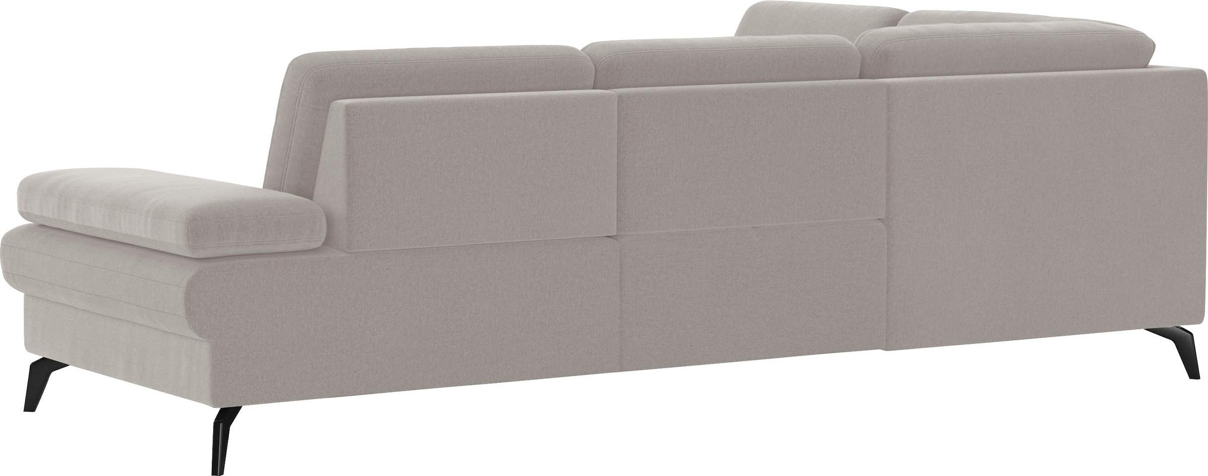 sit&more Ecksofa »Morris L-Form, inkl. Sitztiefenverstellung«, wahlweise mit Armteilverstellung, Bettfunktion & Bettkasten
