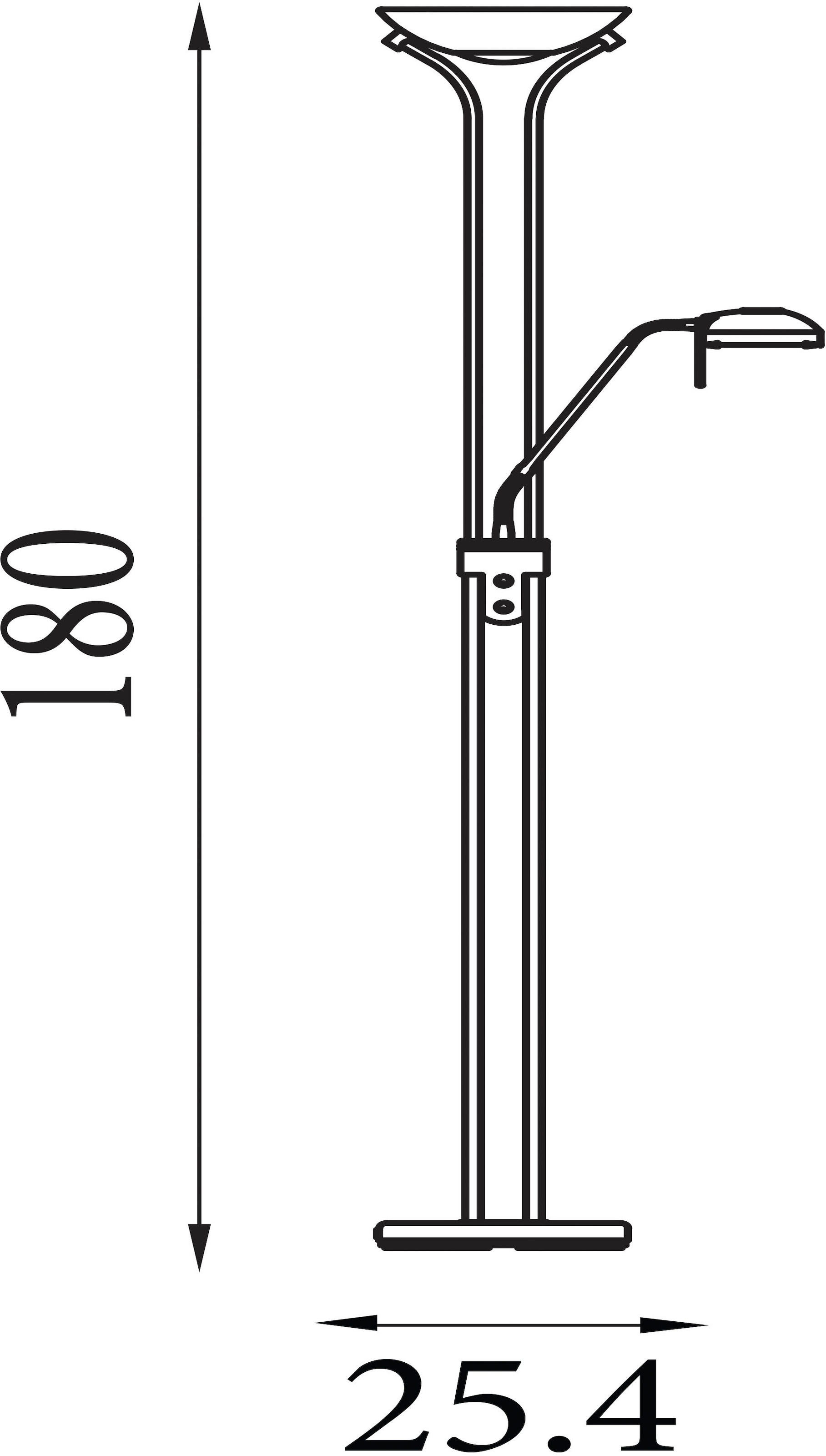 Searchlight Stehlampe »Mother and Child Stehleuchte - Satin, Silber & Glas« R7s 1 Stk.