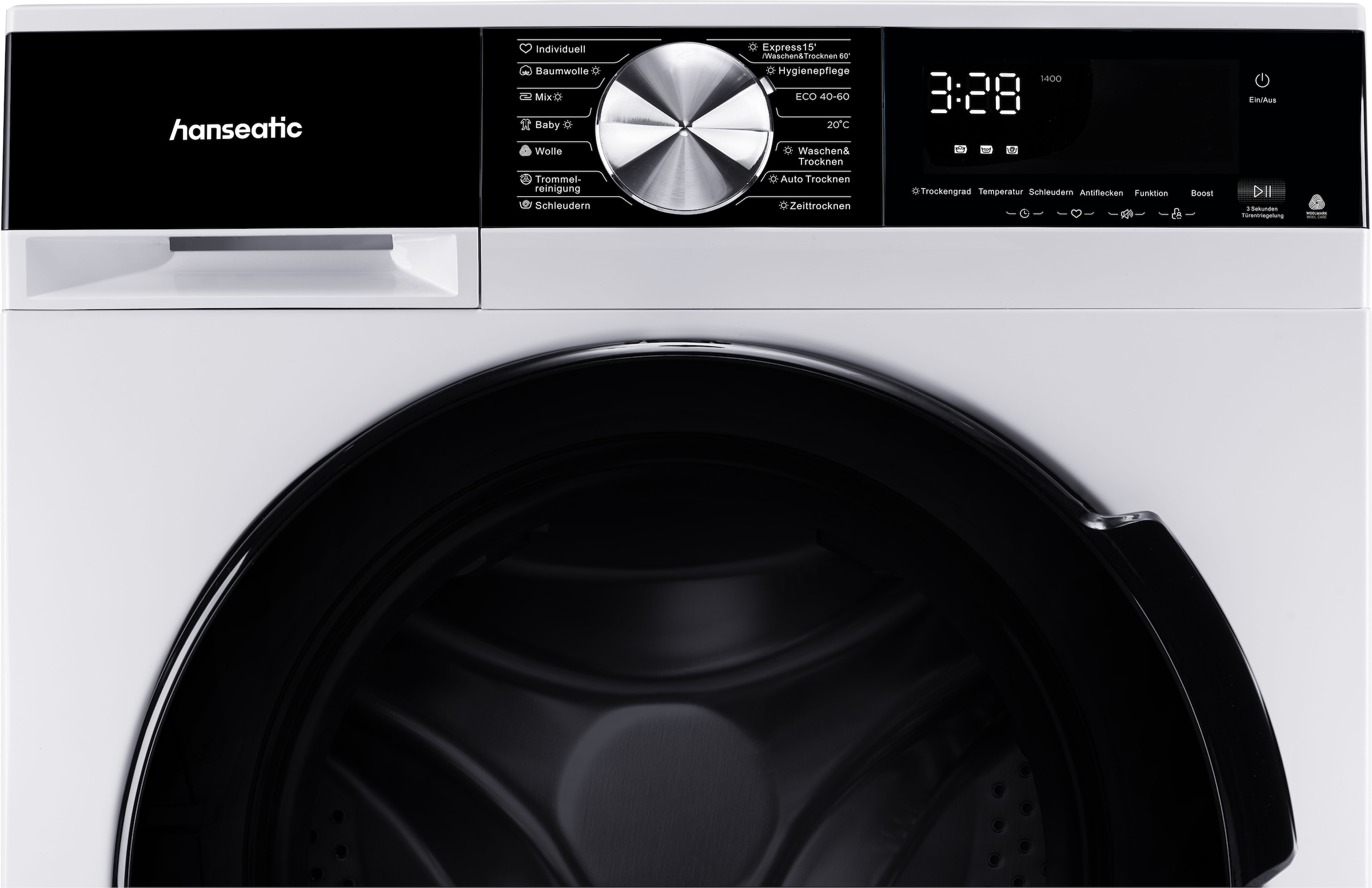 Hanseatic Waschtrockner »HWDM1107BD« 10 kg /7 kg 72 dB(A) inkl. 3 Jahre Herstellergarantie