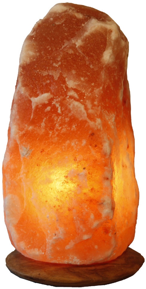 HIMALAYA SALT DREAMS jeder Raten cm, ein auf Stein Handgefertigt kg ca.29 Salzkristall-Tischlampe H: - kaufen ca.7-10 Unikat, »Rock«