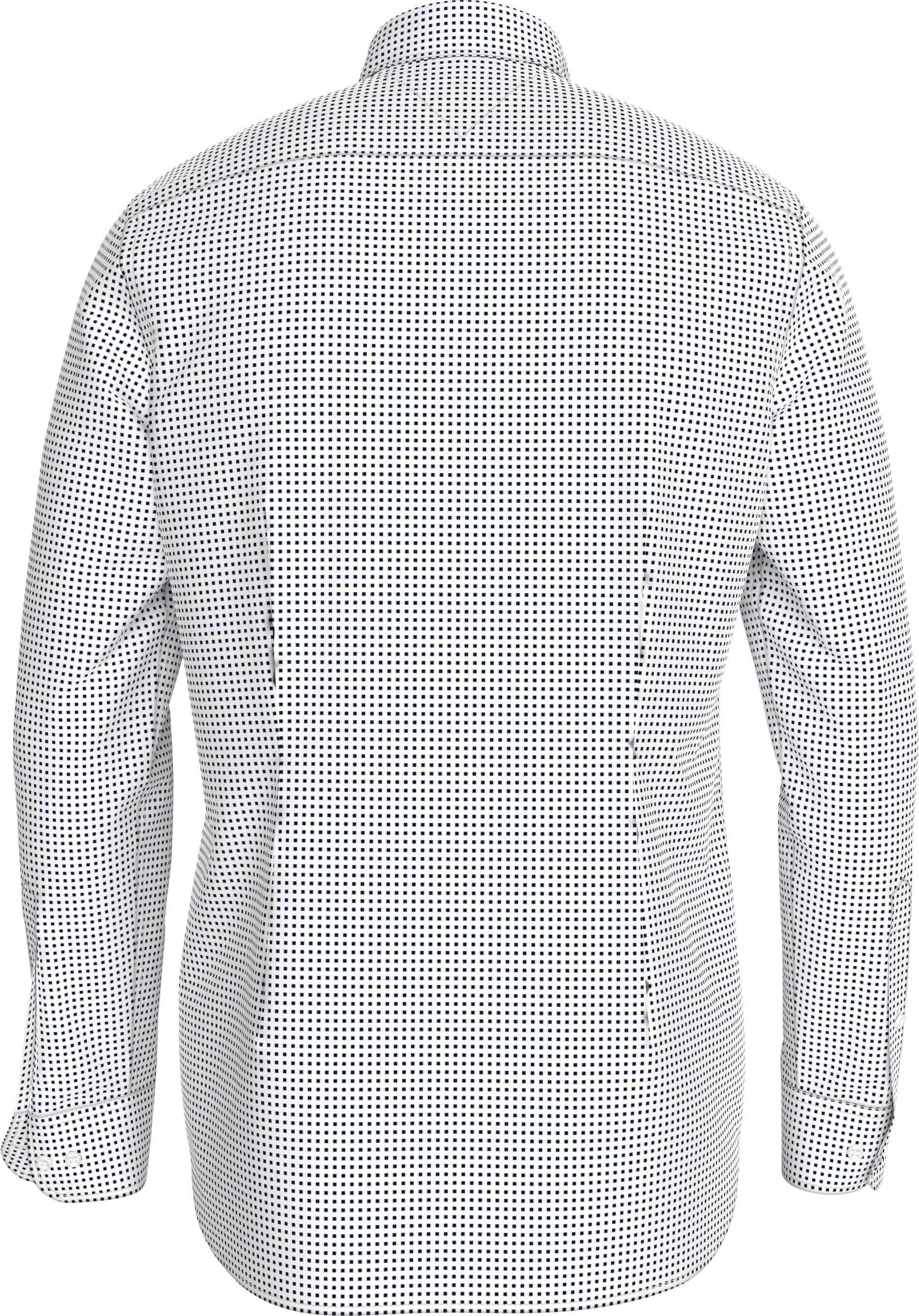 Tommy Hilfiger Businesshemd »MICRO PRINT SF SHIRT«, kleinkariert gemustert