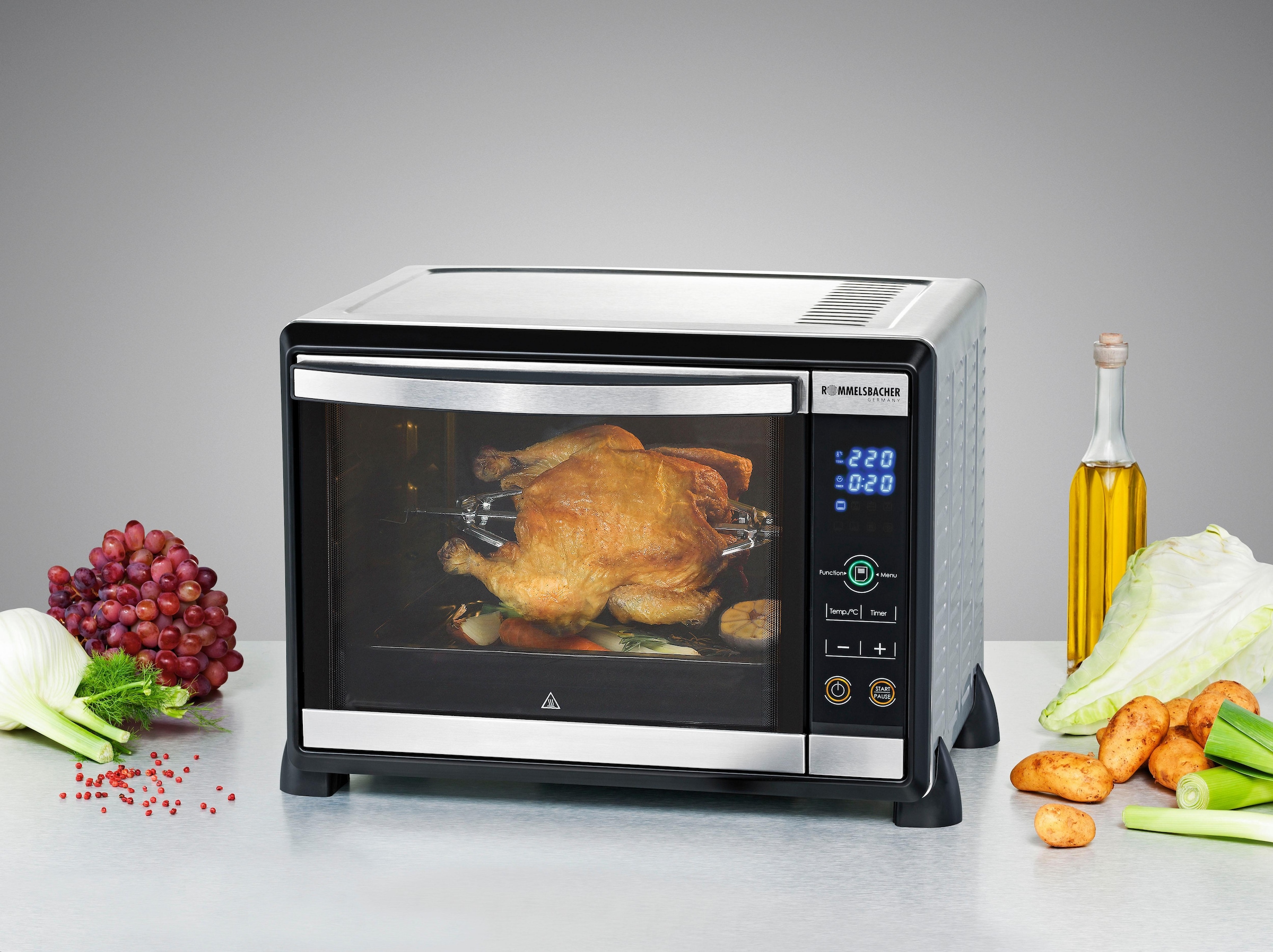 Rommelsbacher Minibackofen »Elektronik Back & Grill Ofen BGE 1580/E«