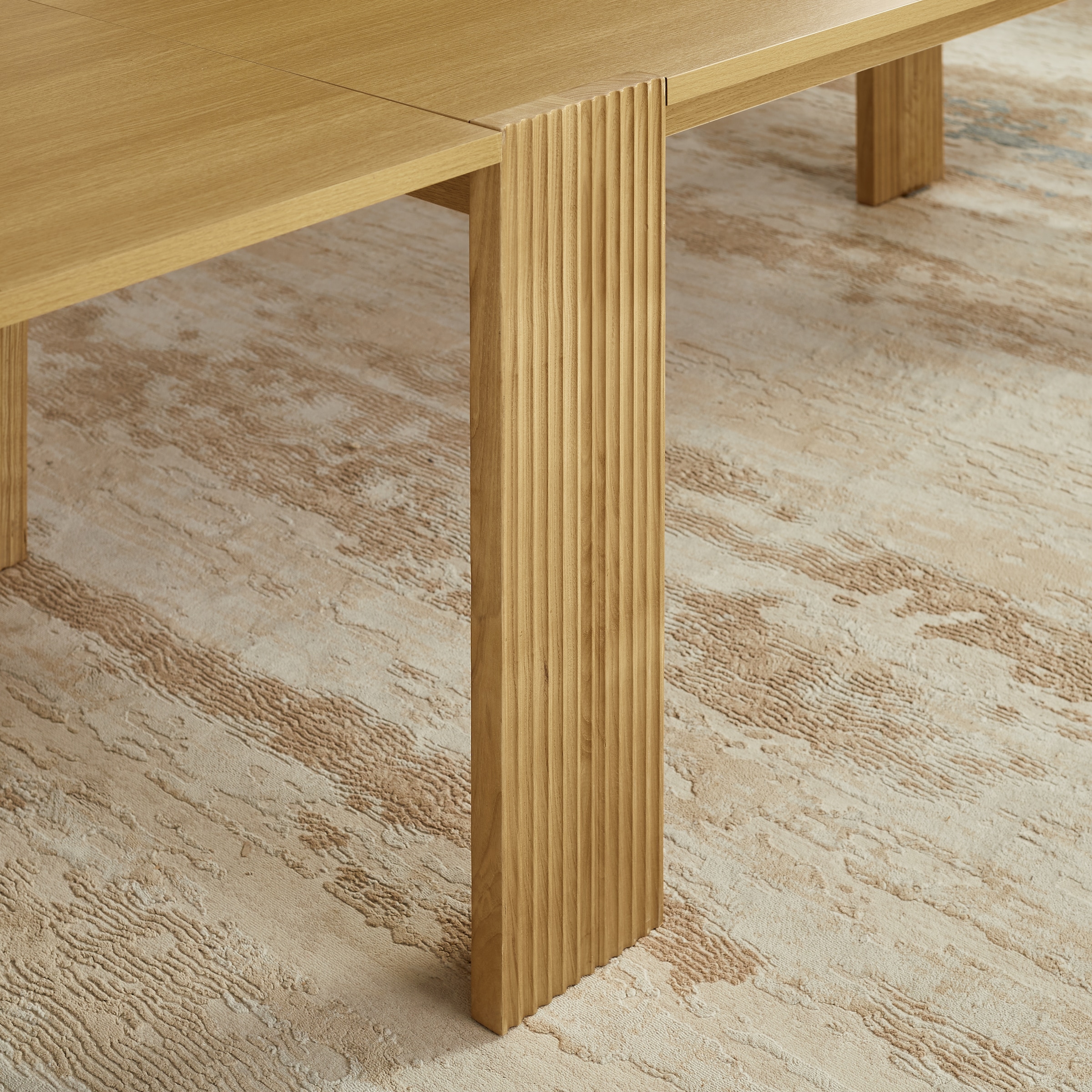 OTTO home Esstisch »Peregrin, verlängerbar von 180 - 270 cm« Melaminoberfläche, robustes Eschenholzgestell, Verlängerungsfunktion