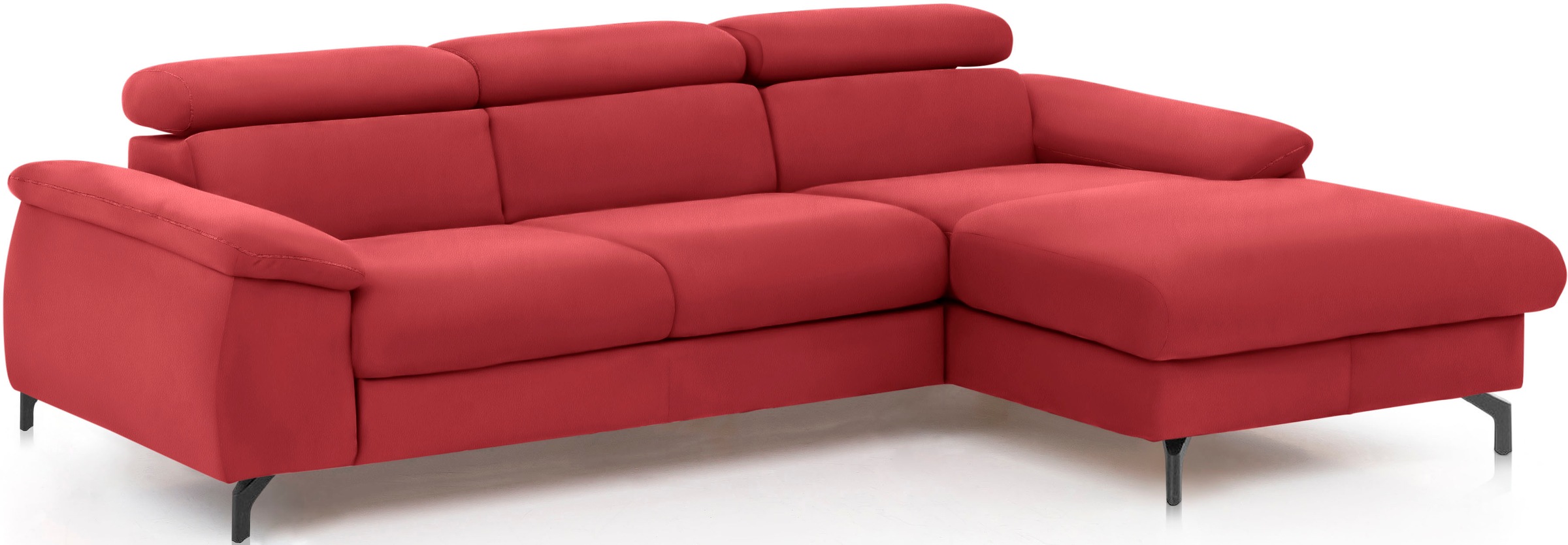 COTTA Ecksofa »Kitty L-Form«, mit Kopfteilverstellung, wahlweise mit Bettfunktion & Bettkasten