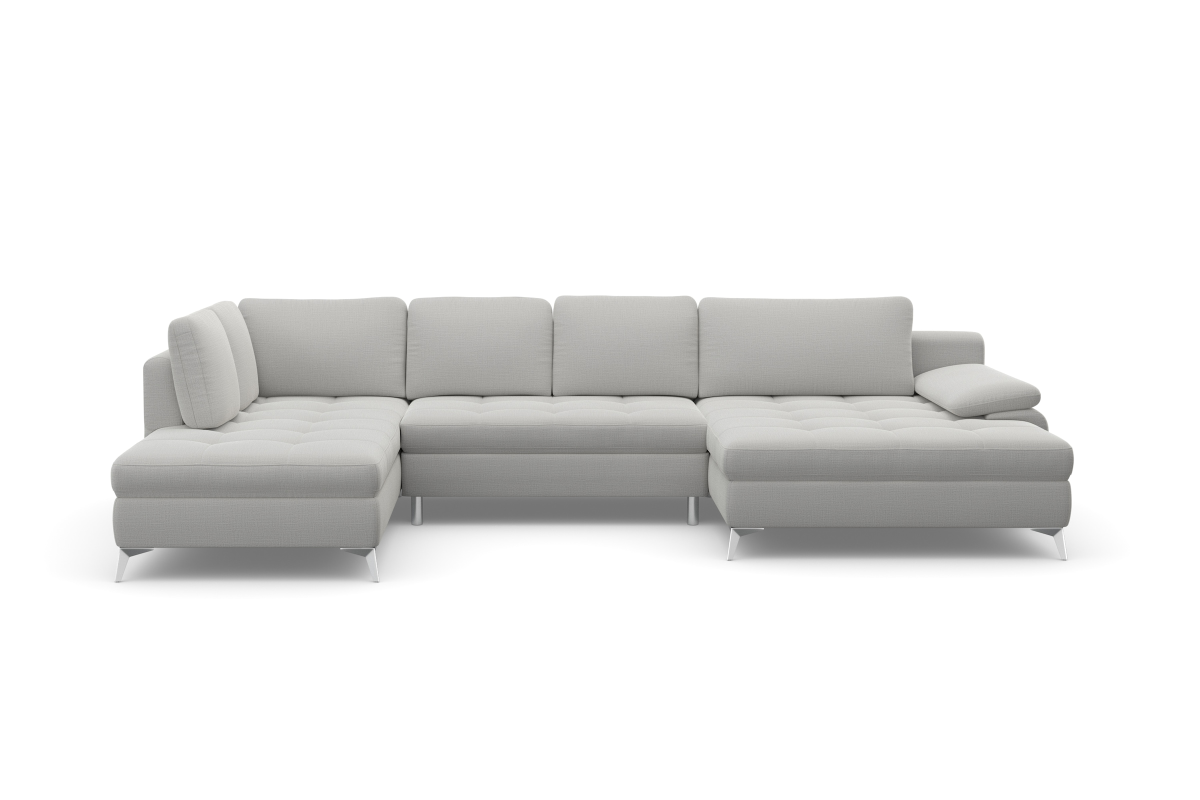 sit&more Wohnlandschaft »Latigo U-Form«, mit Mega-Recamiere, wahlweise mit Bettfunktion und Bettkasten