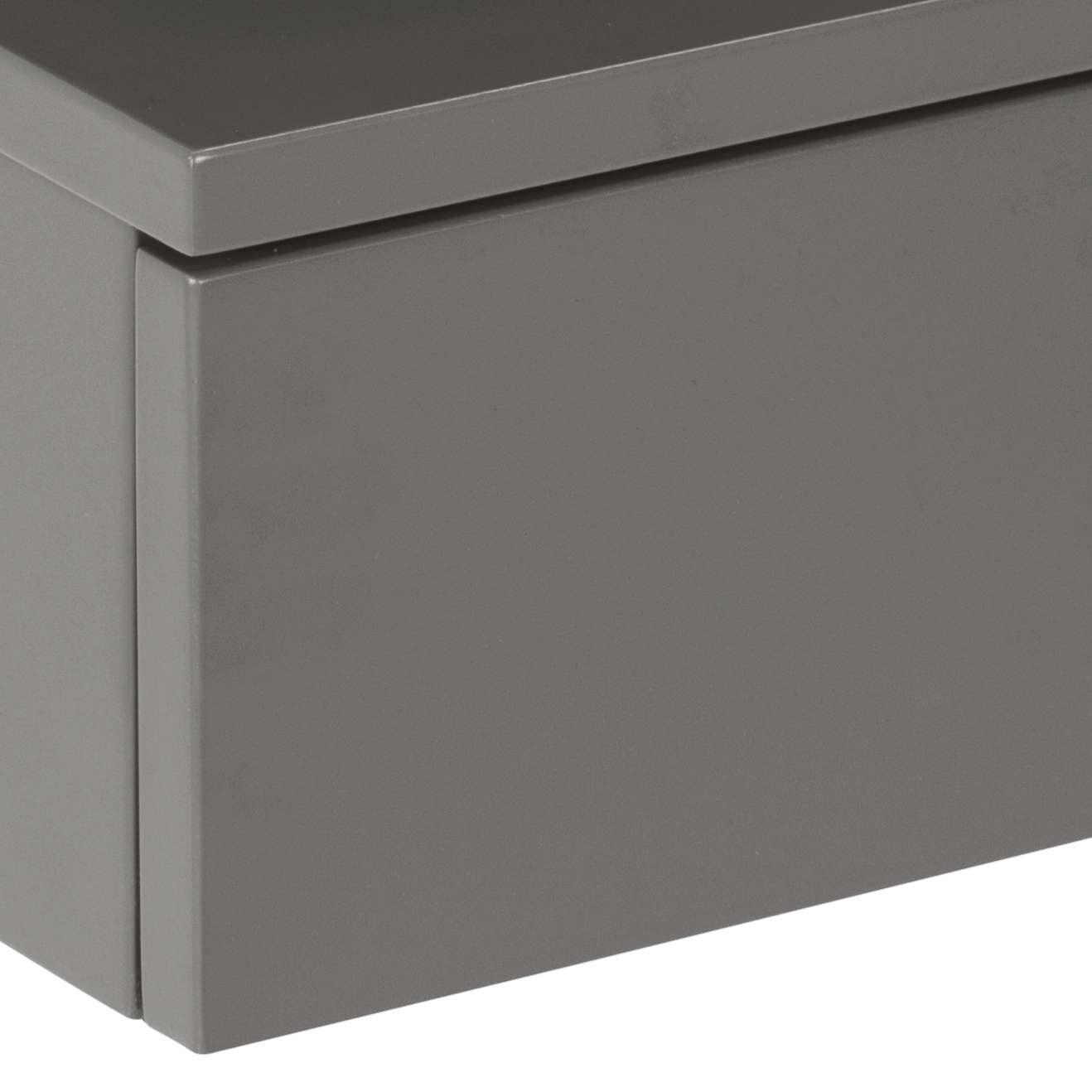 ACTONA GROUP Nachttisch »Ashlan Nachtkommode«, Nachtschrank, wandmontiert, 1 Schublade, 1 Fachboden, Metallschienen