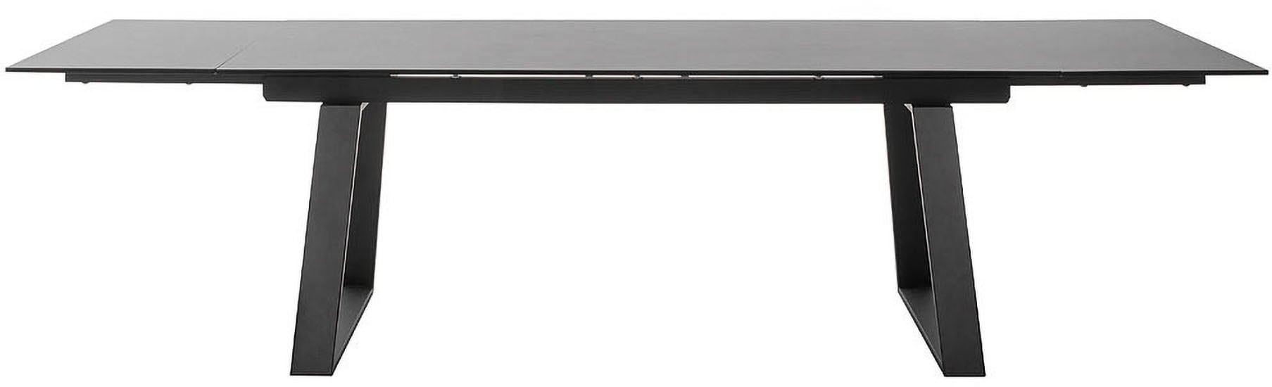 MCA furniture Esstisch »NARBONNE Kufentisch 200-300 cm«, (Einzelstück), Keramik,Metall,Stirnauszug,ausziehbar,Tischplatte 13 mm,10-12 Personen