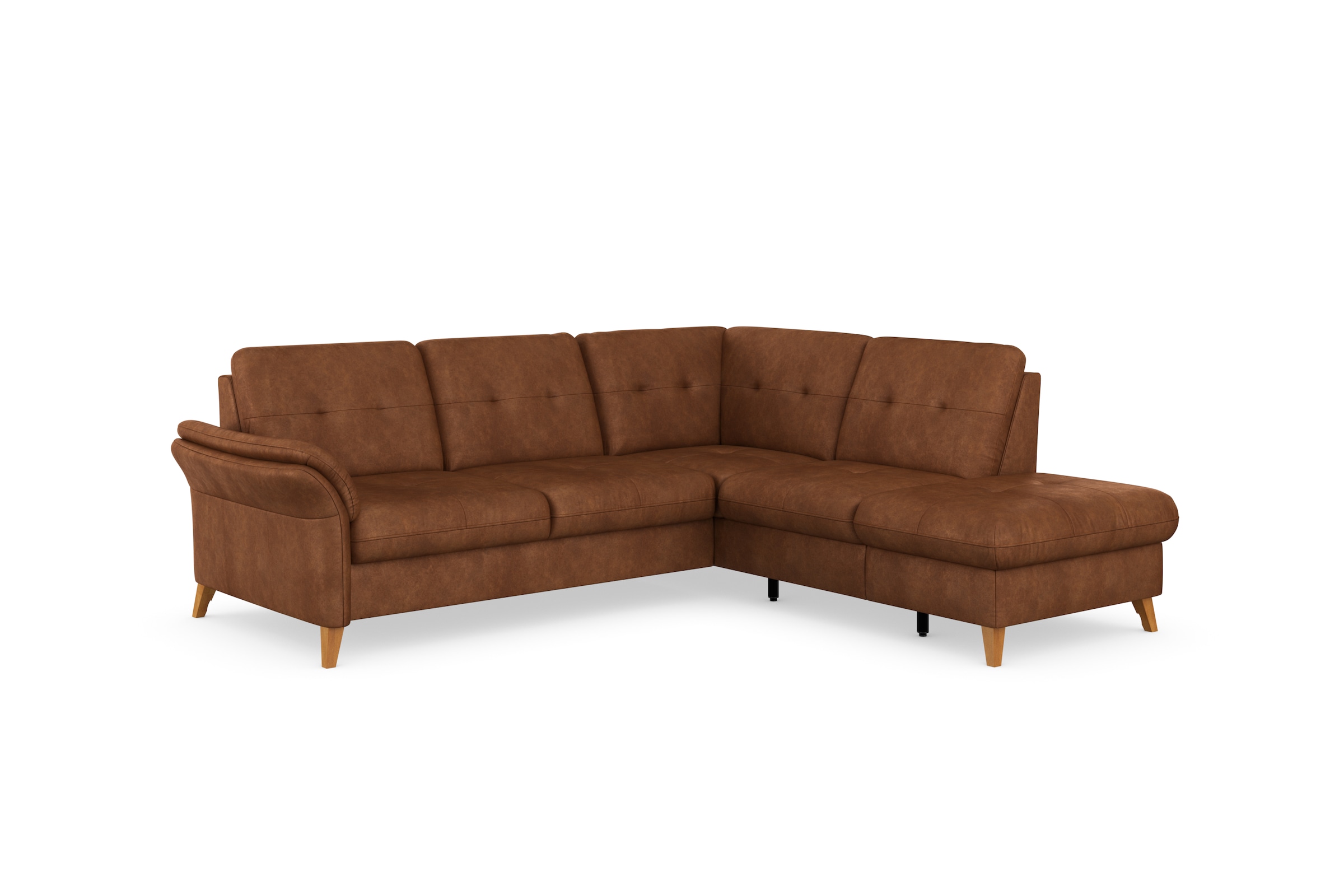 sit&more Ecksofa »Göteborg«, inkl. Sitztiefenverstellung, wahlweise mit Bettfunktion & Bettkasten