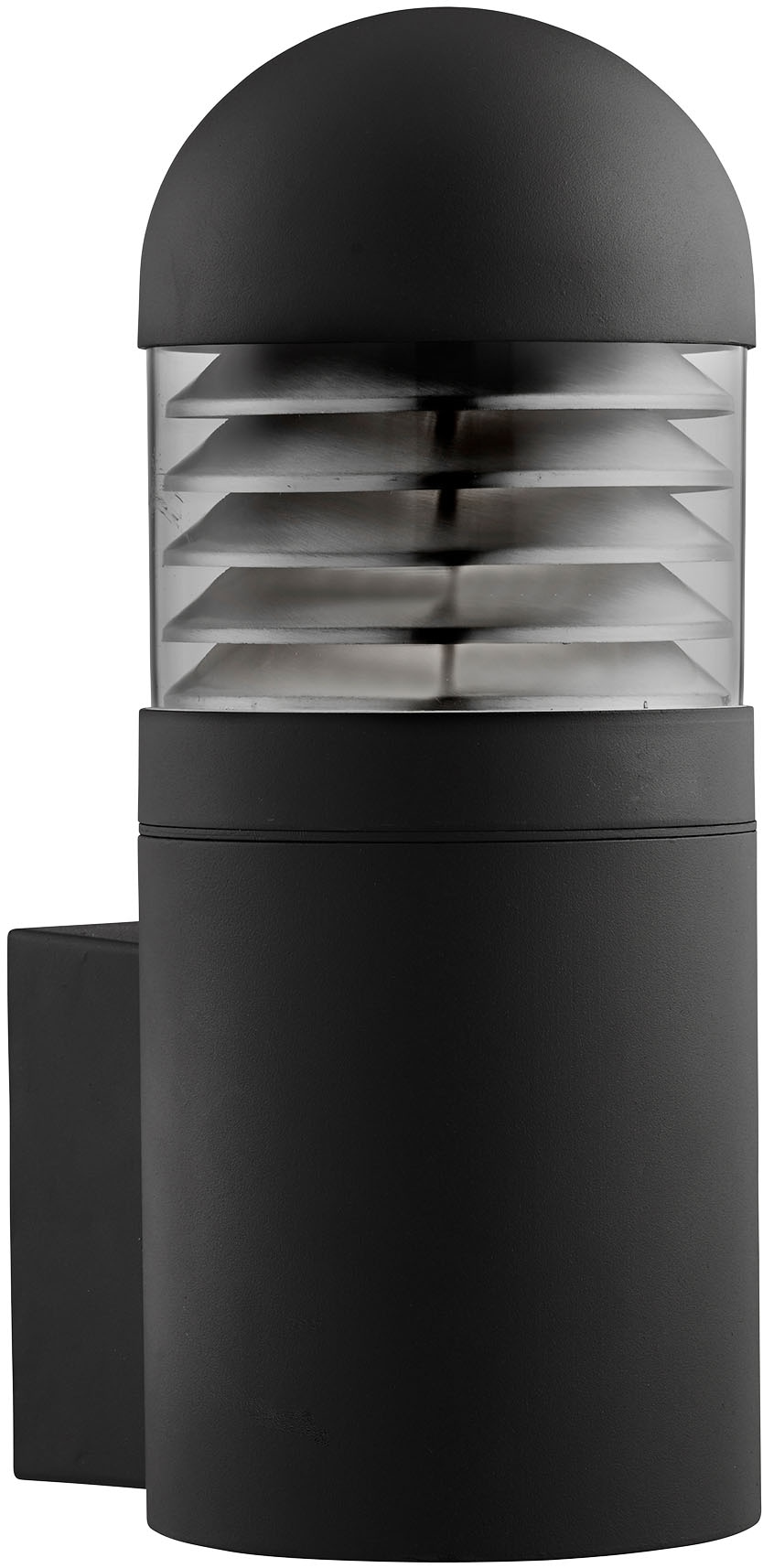 Searchlight Außen-Wandleuchte »Bronx Outdoor Wall Light-Black Metal, Clear Glass & Polycarb« E27 1 Stk.