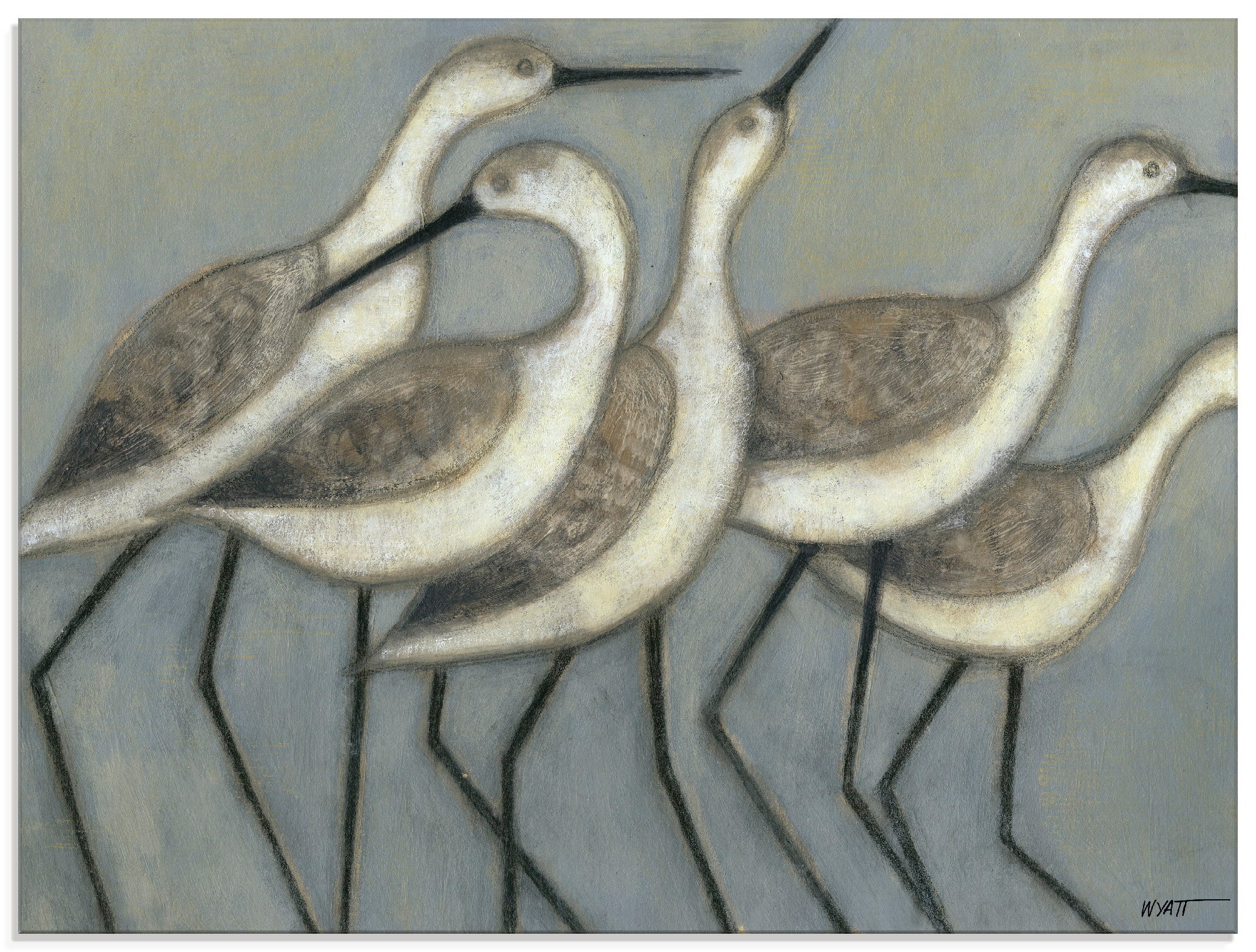 Artland Glasbild »Küstenvögel II«, Vögel, (1 St.), in verschiedenen Größen günstig online kaufen