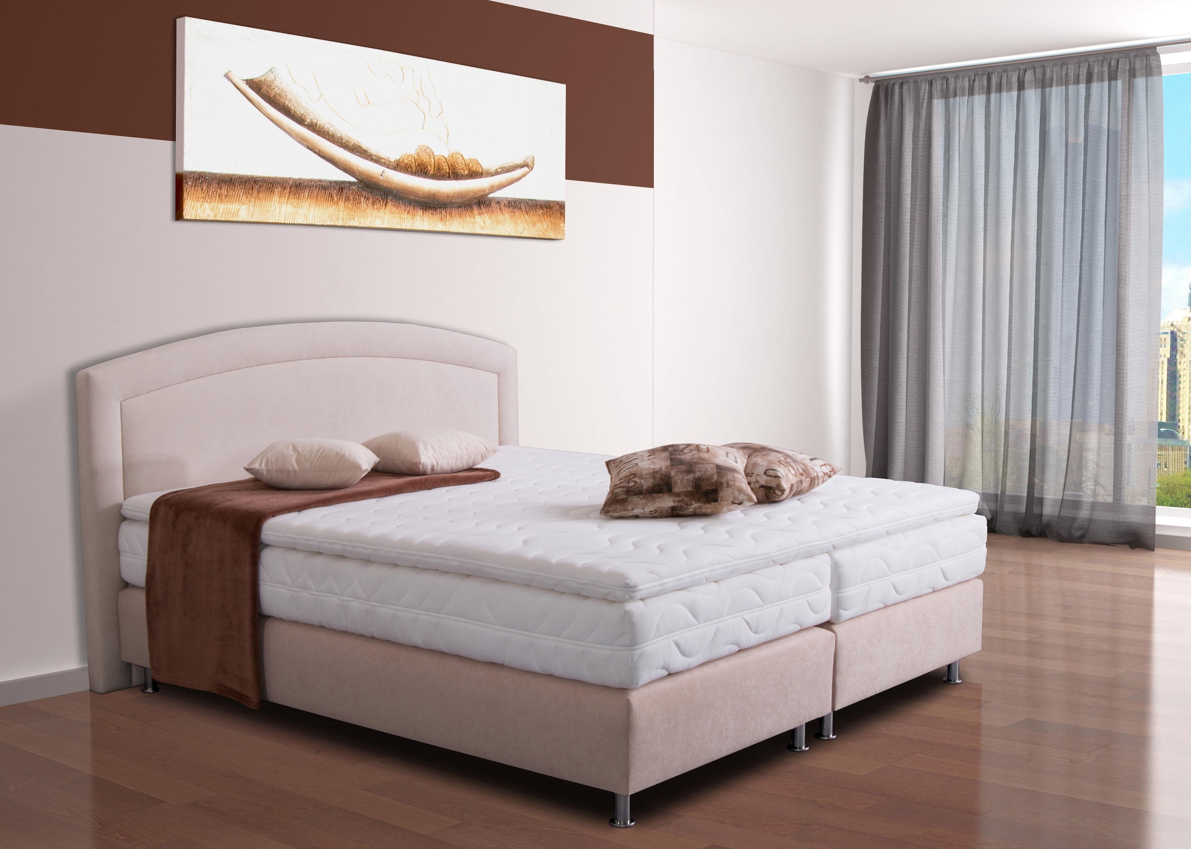 Westfalia Schlafkomfort Boxspringbett, mit Topper