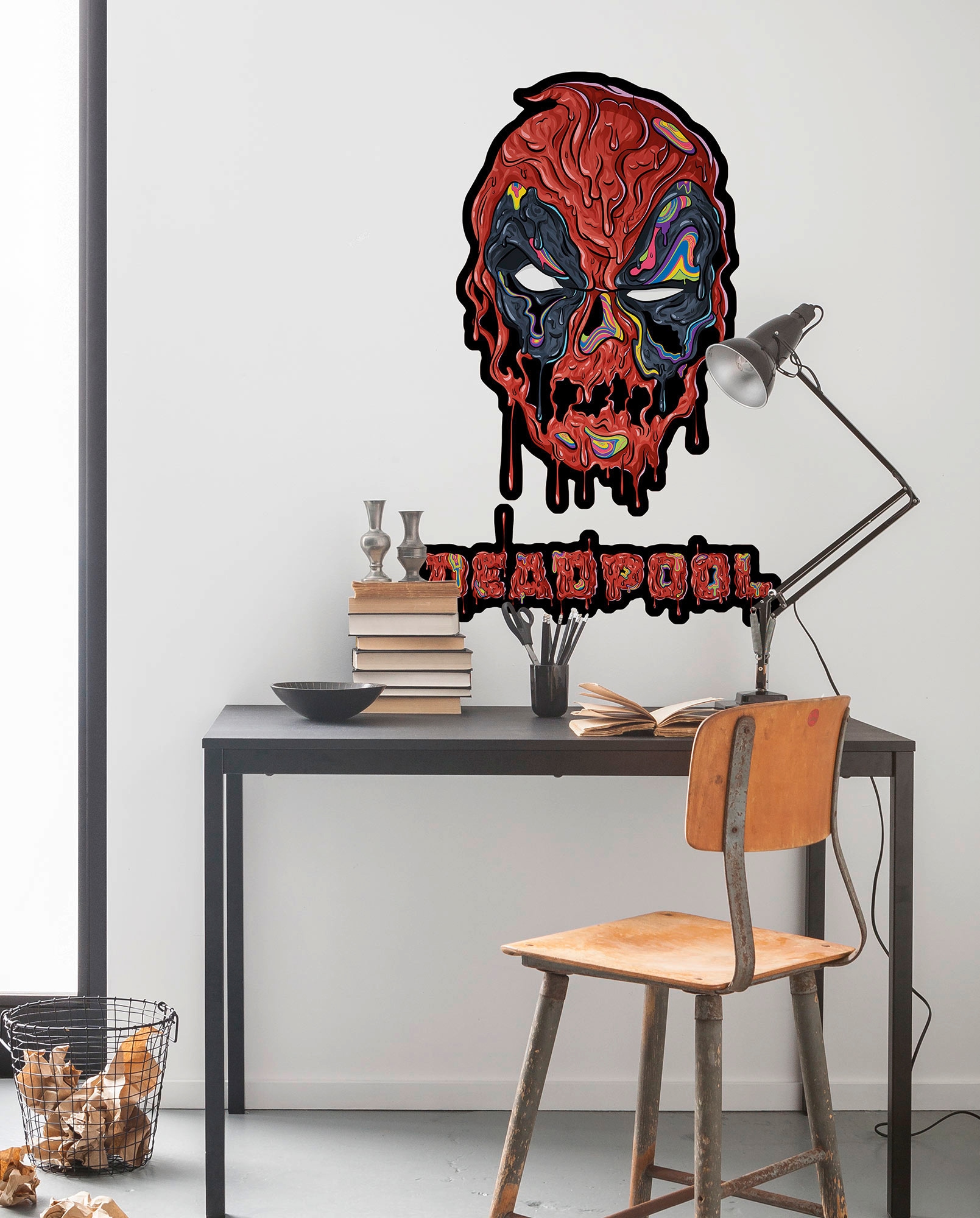 Komar Wandtattoo »Deadpool Meltpool - Größe 50 x 70 cm«, (2 St.), selbstklebend, Wandsticker, Kinderzimmer