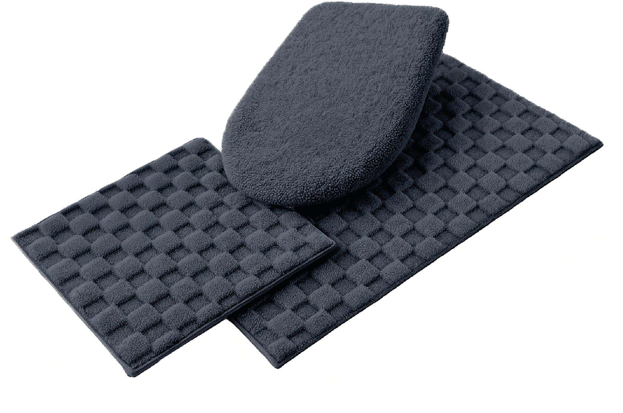 OTTO home Badematte »Naala, Badvorleger, Badezimmer Teppich, sehr weich«, rutschhemmend beschichtet, schnell trocknend-fußbodenheizungsgeeignet, weiche Haptik, auch als 2-teiliges Set erhältlich, Made in Europe