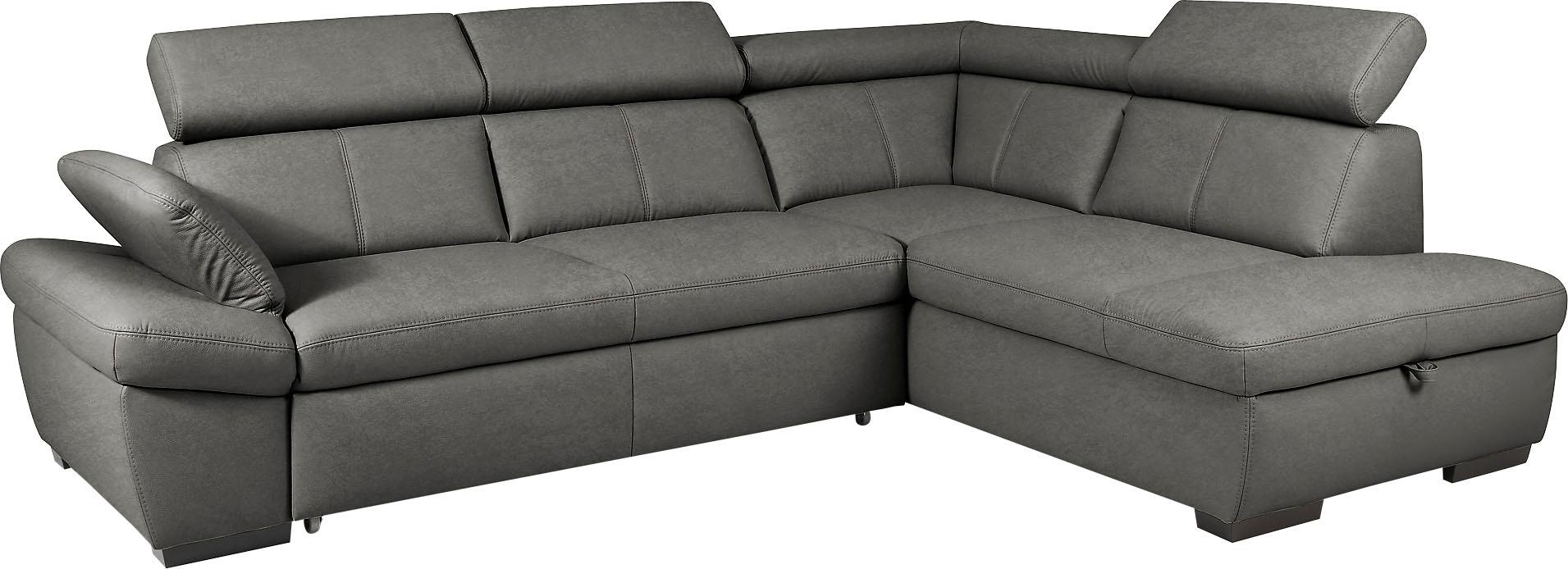 exxpo - sofa fashion Ecksofa »Salerno, Funktionssofa, hoher Sitzkomfort, Br günstig online kaufen
