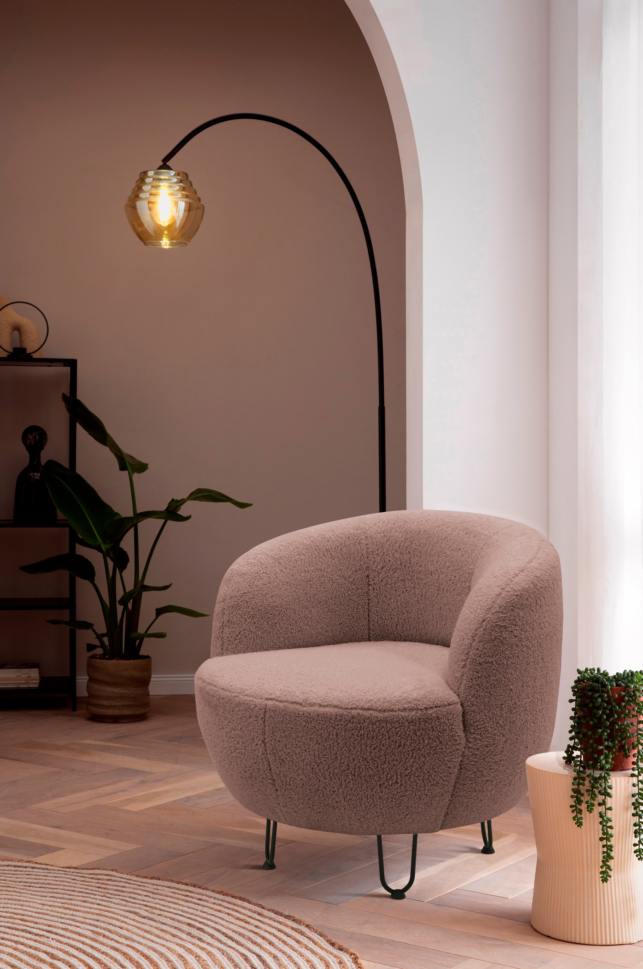 Home affaire Sessel »Anjuli Lieferzeit nur 2 Wochen« Runde Form, perfektes günstig online kaufen