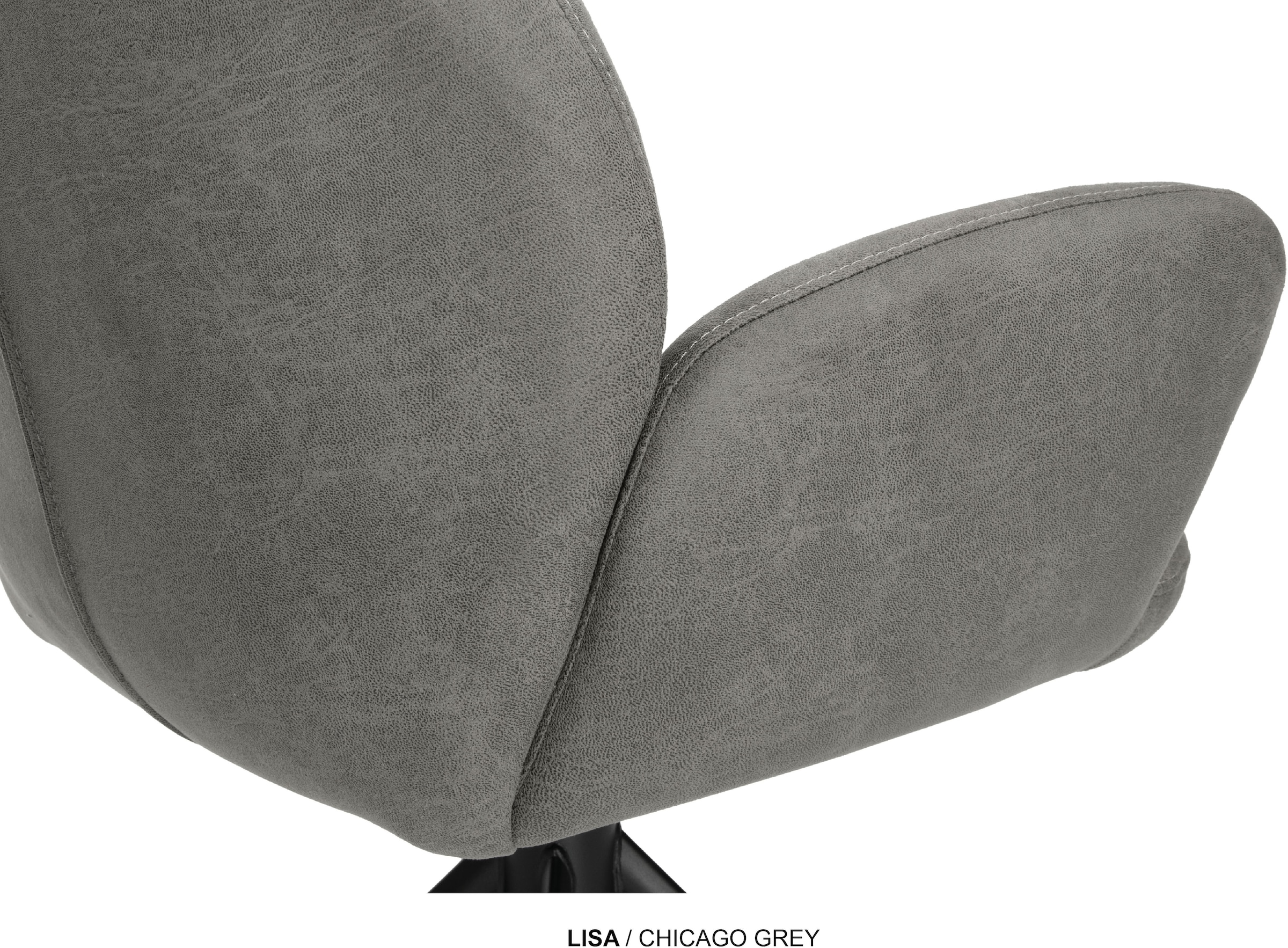 OMG Design Esszimmerstuhl »Lisa« (Set) 1 Stk.Drehstuhl mit auto-return, Armlehnenstuhl