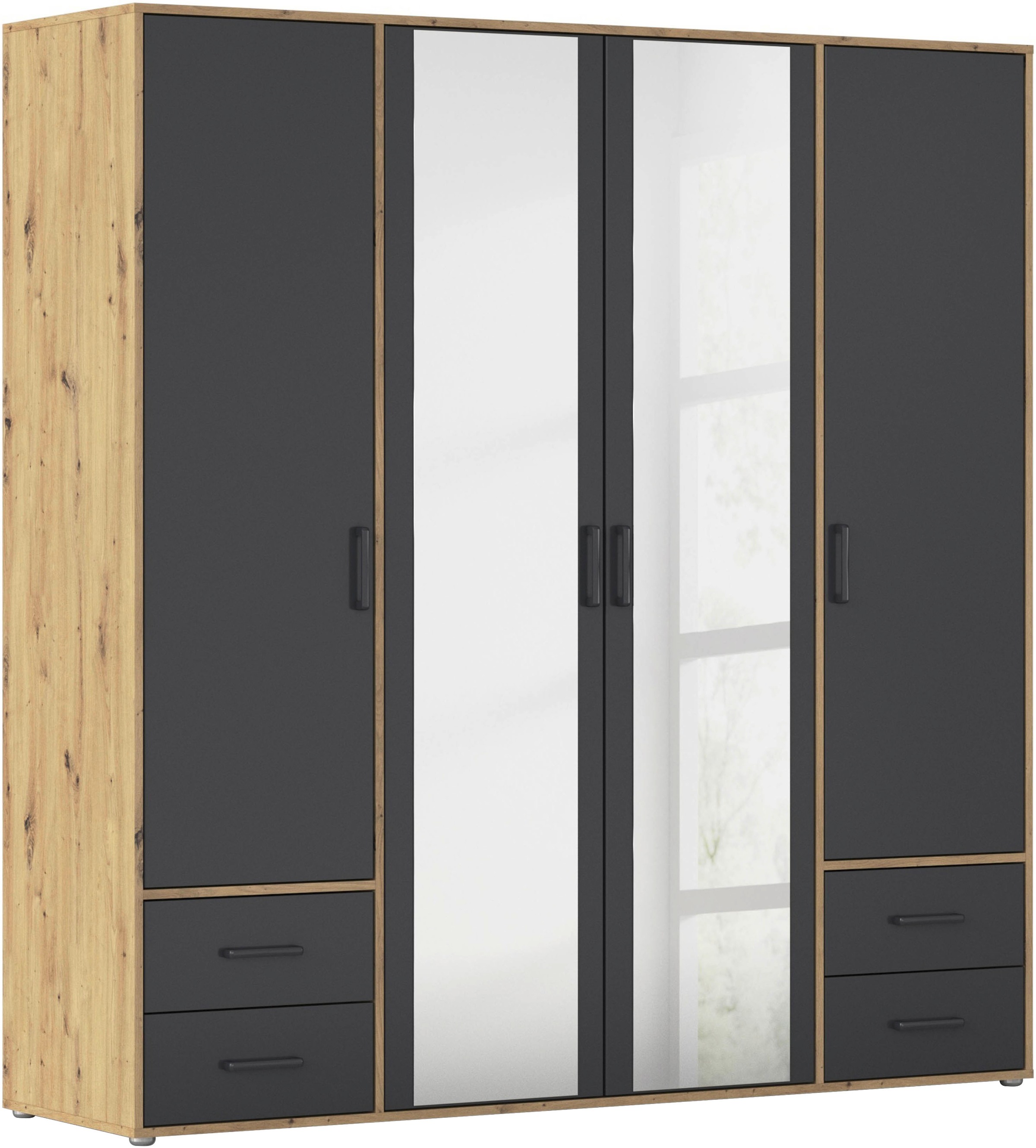 rauch Drehtürenschrank »Kleiderschrank Schrank Garderobe Wäscheschrank VOYA günstig online kaufen