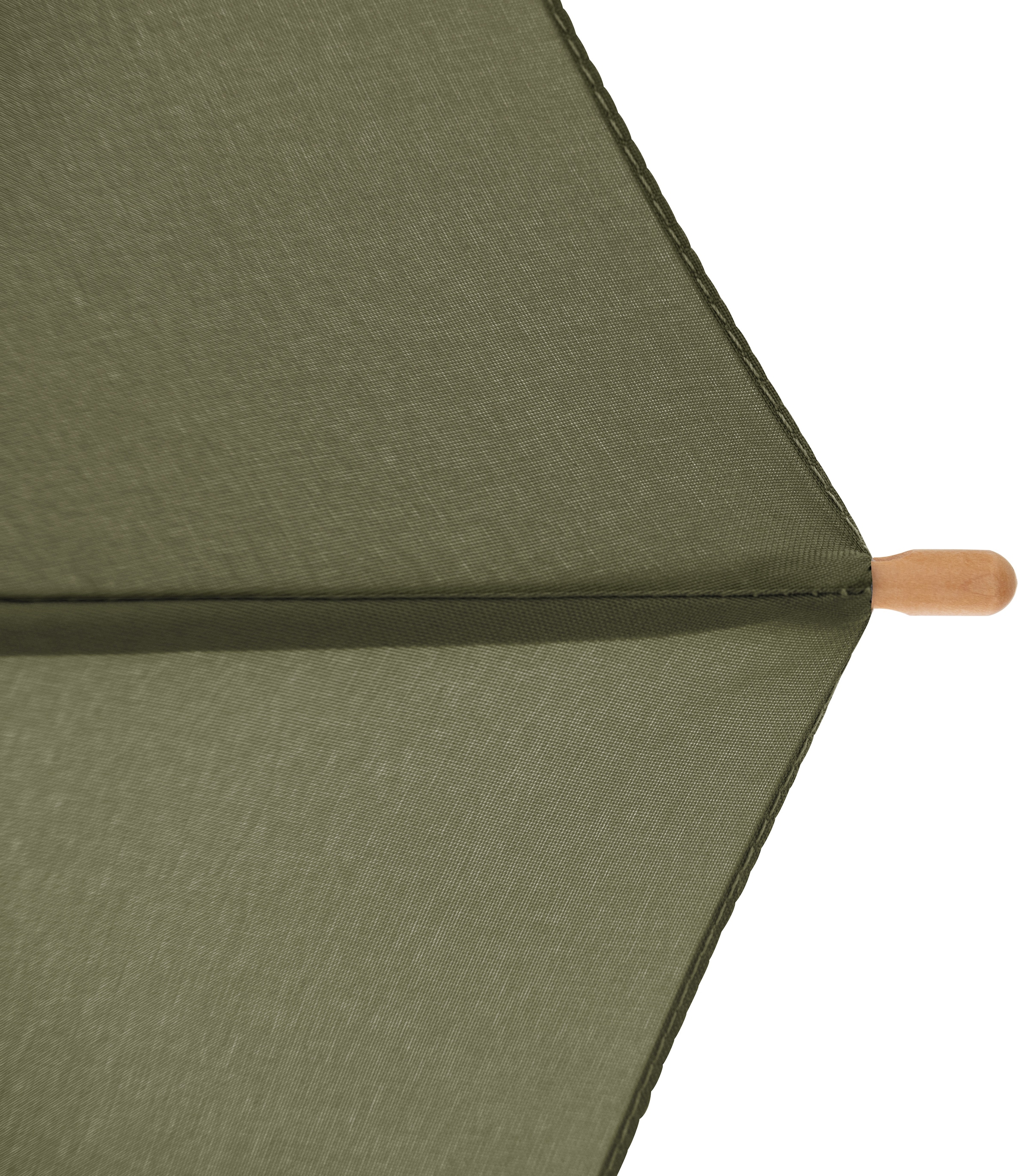 online Long, doppler® mit Schirmgriff recyceltem aus Material olive«, Holz Stockregenschirm deep aus »nature bei