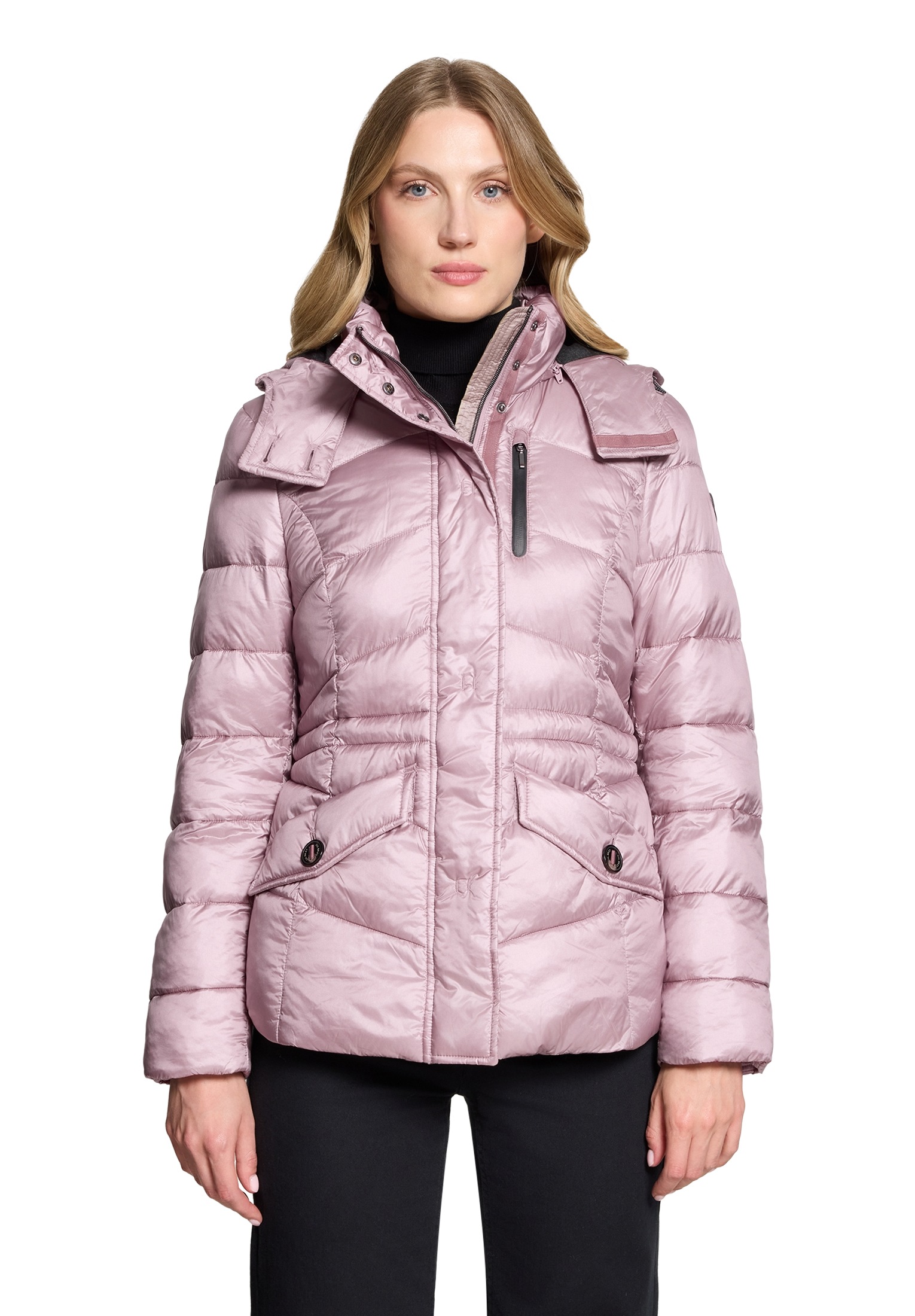 Gil Bret Steppjacke mit Kapuze mit abnehmbarer Kapuze