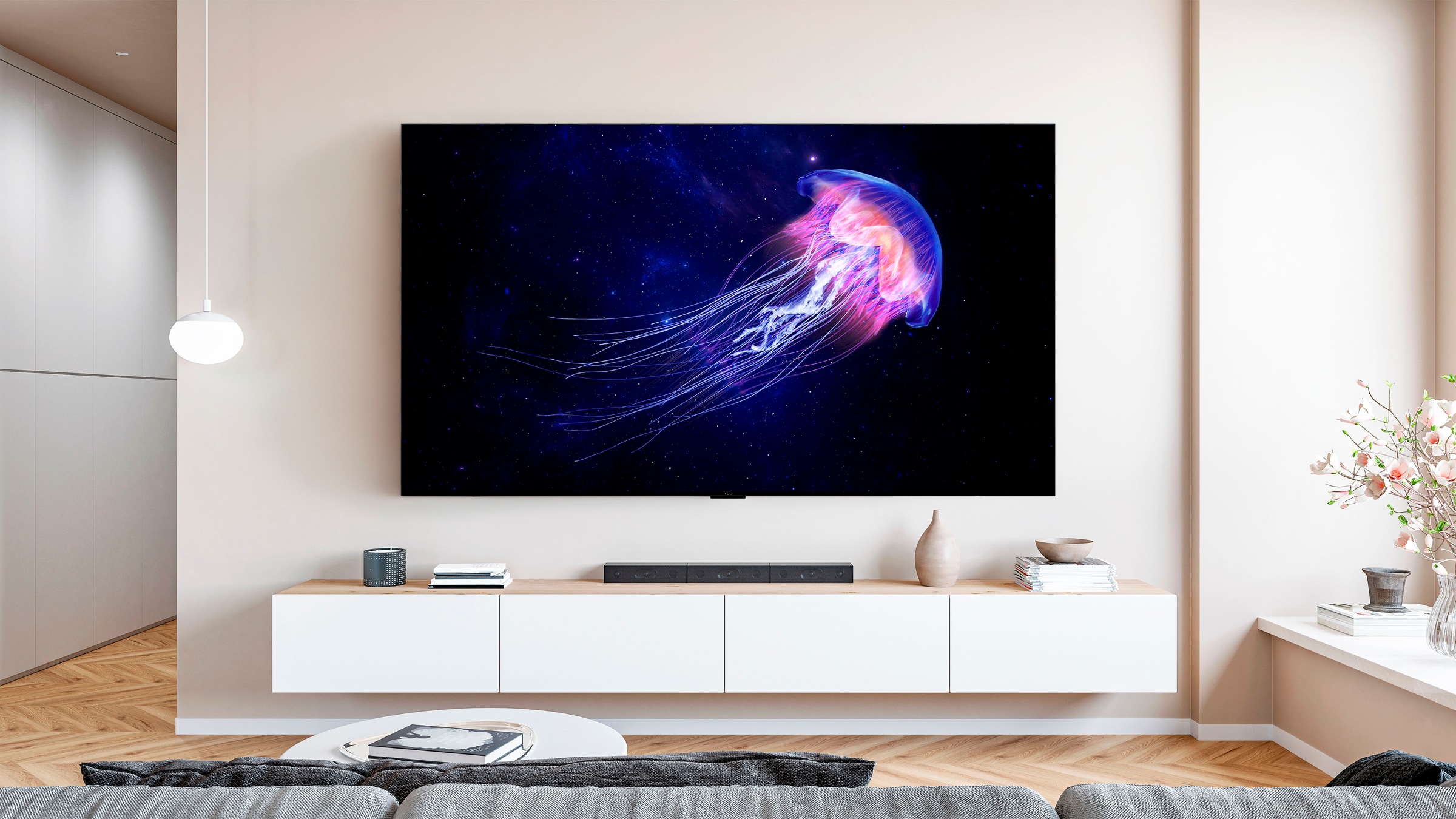 TCL Mini-LED-Fernseher »75RM7LX1« 189 cm/75 ″ Apple Airplay 2, 2.000 nits HDR , 100 % BT.2020, ONKYO 2.1