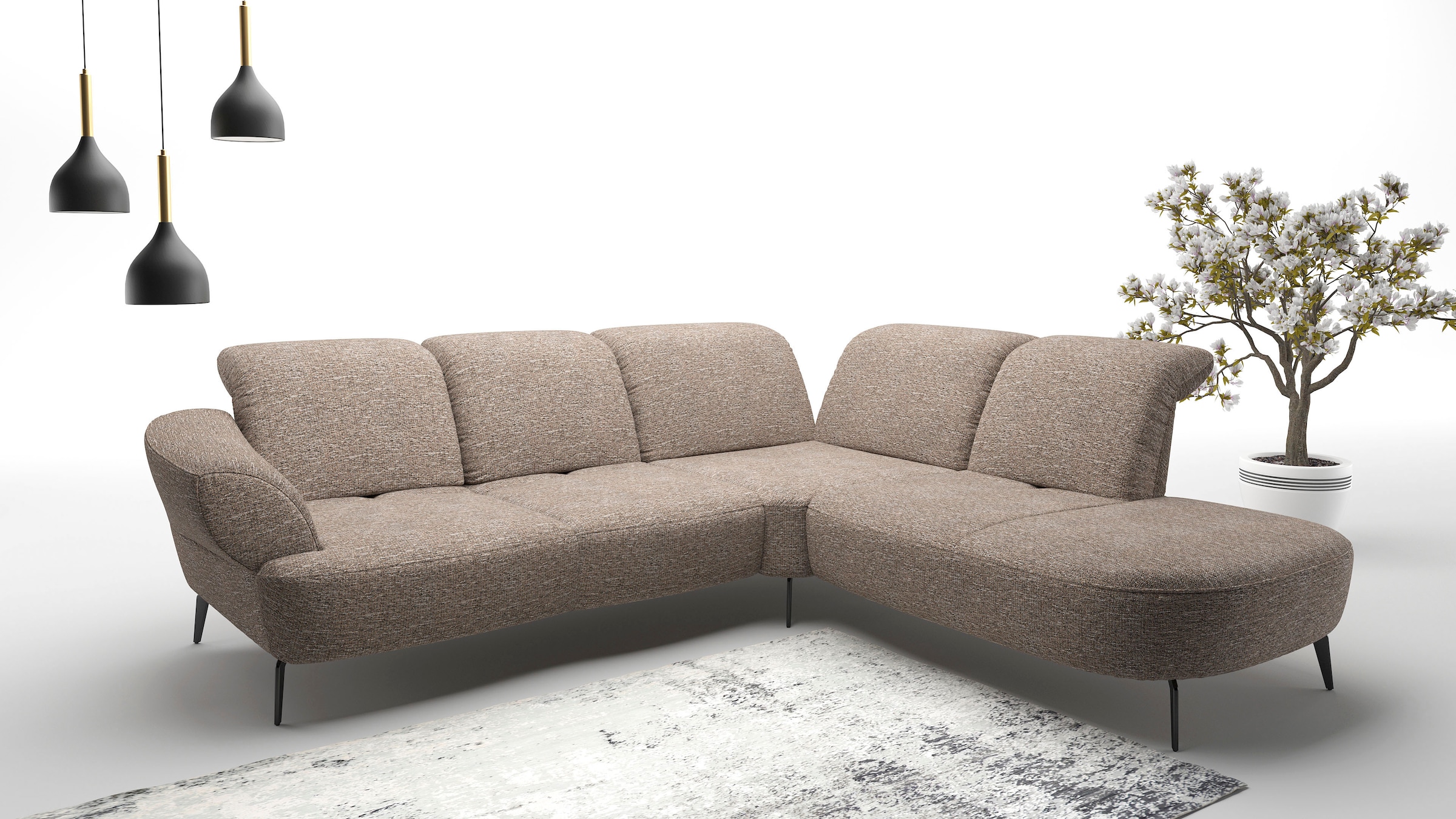 sit&more Ecksofa »Dance, L-Form, inkl. Sitztiefenverstellung« inkl. Click&S günstig online kaufen